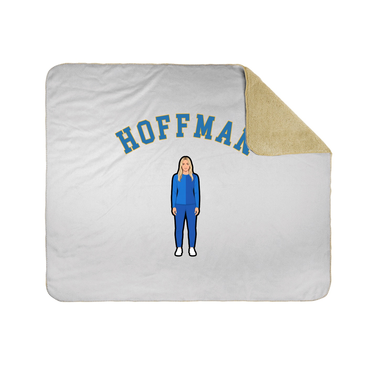 Throw Blanket — Shirsey Arch in White