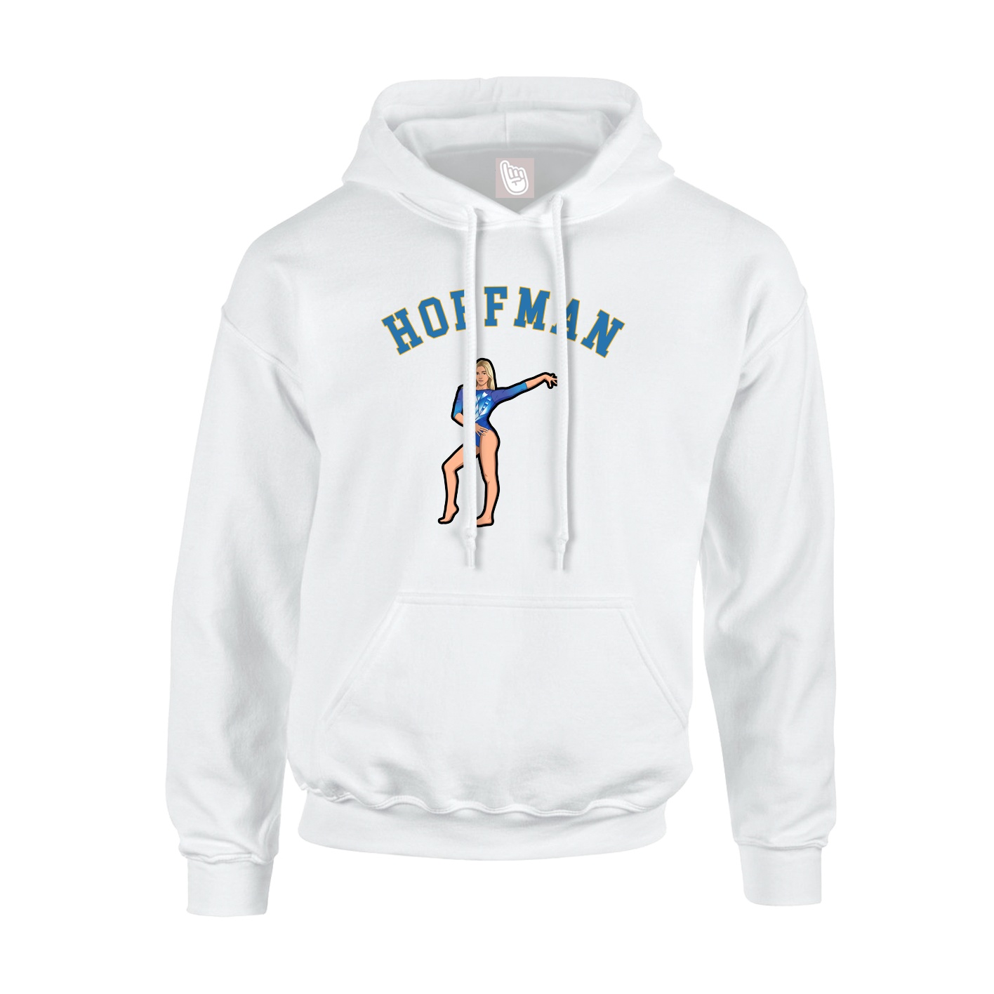 Youth Hoodie — Shirsey Arch in White