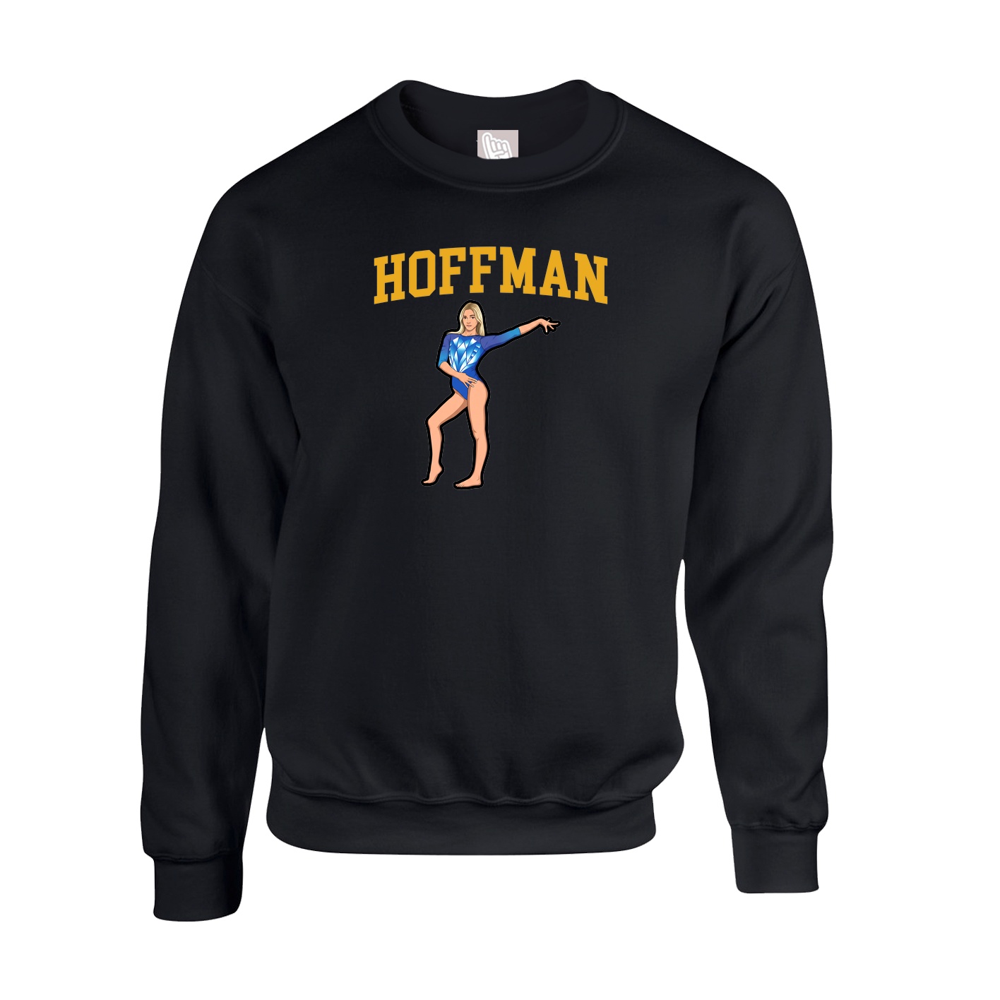 Fleece Crew — Shirsey in Black