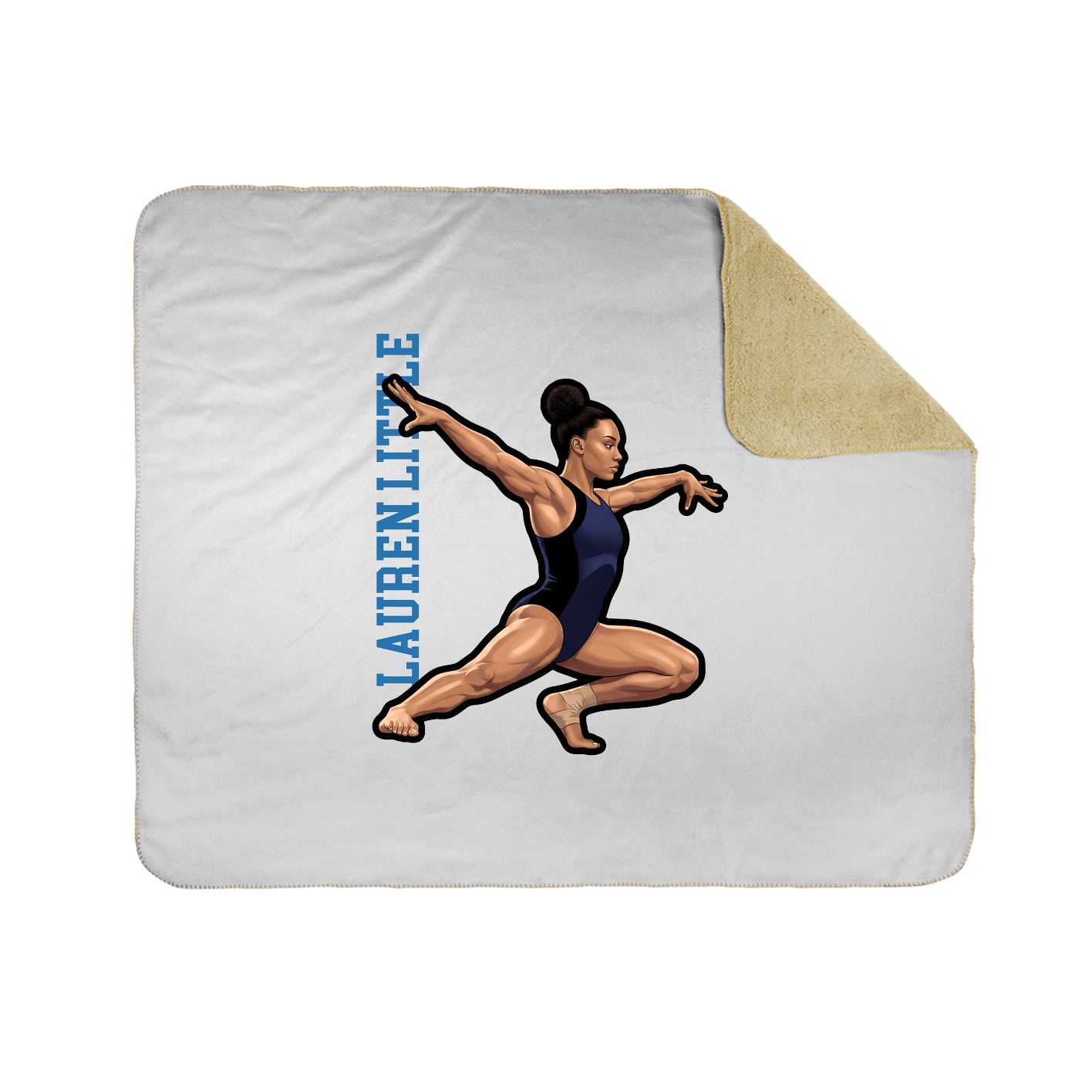 50x60 Sherpa Lined Throw Blanket