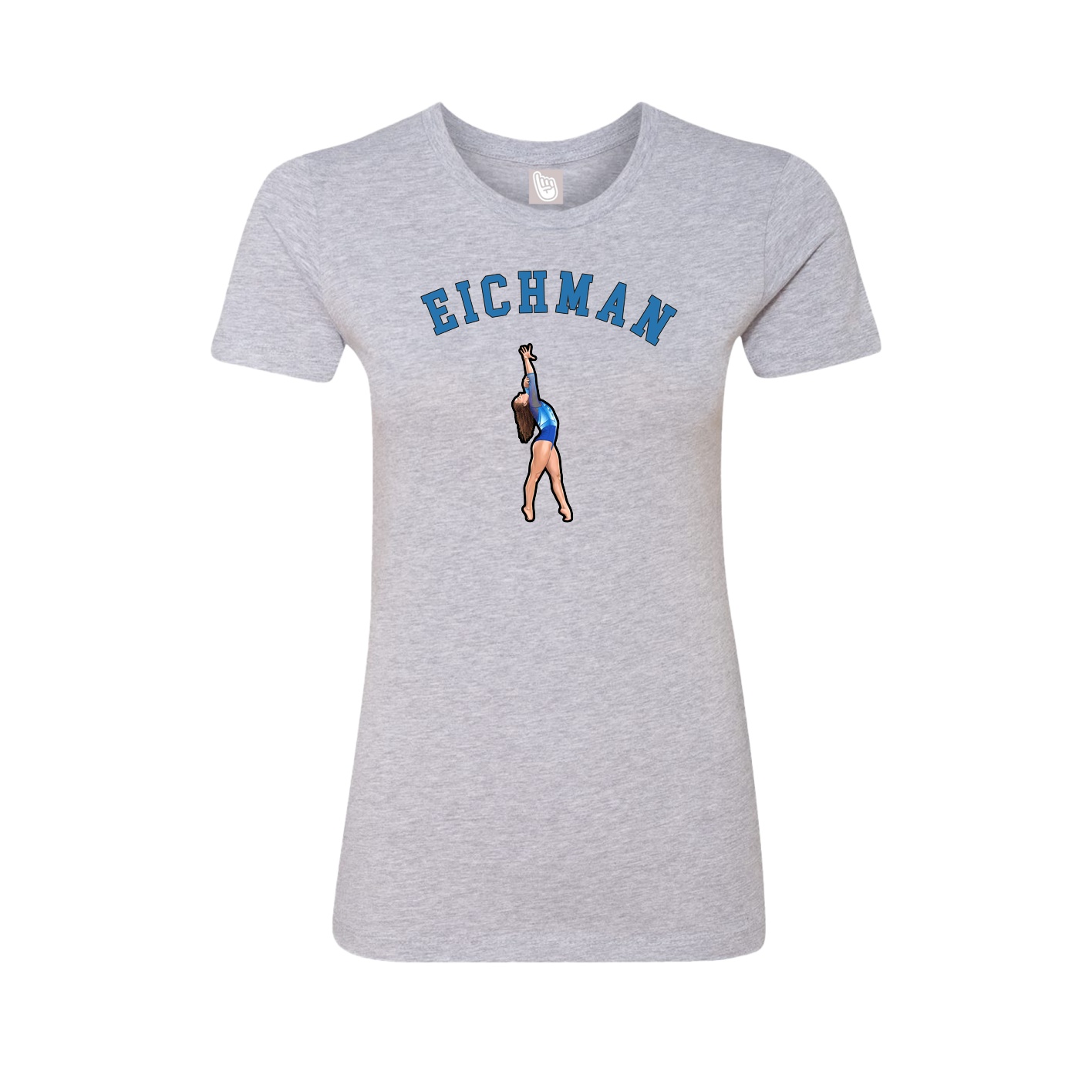 Fitted Women's Tee — Shirsey Arch in Grey