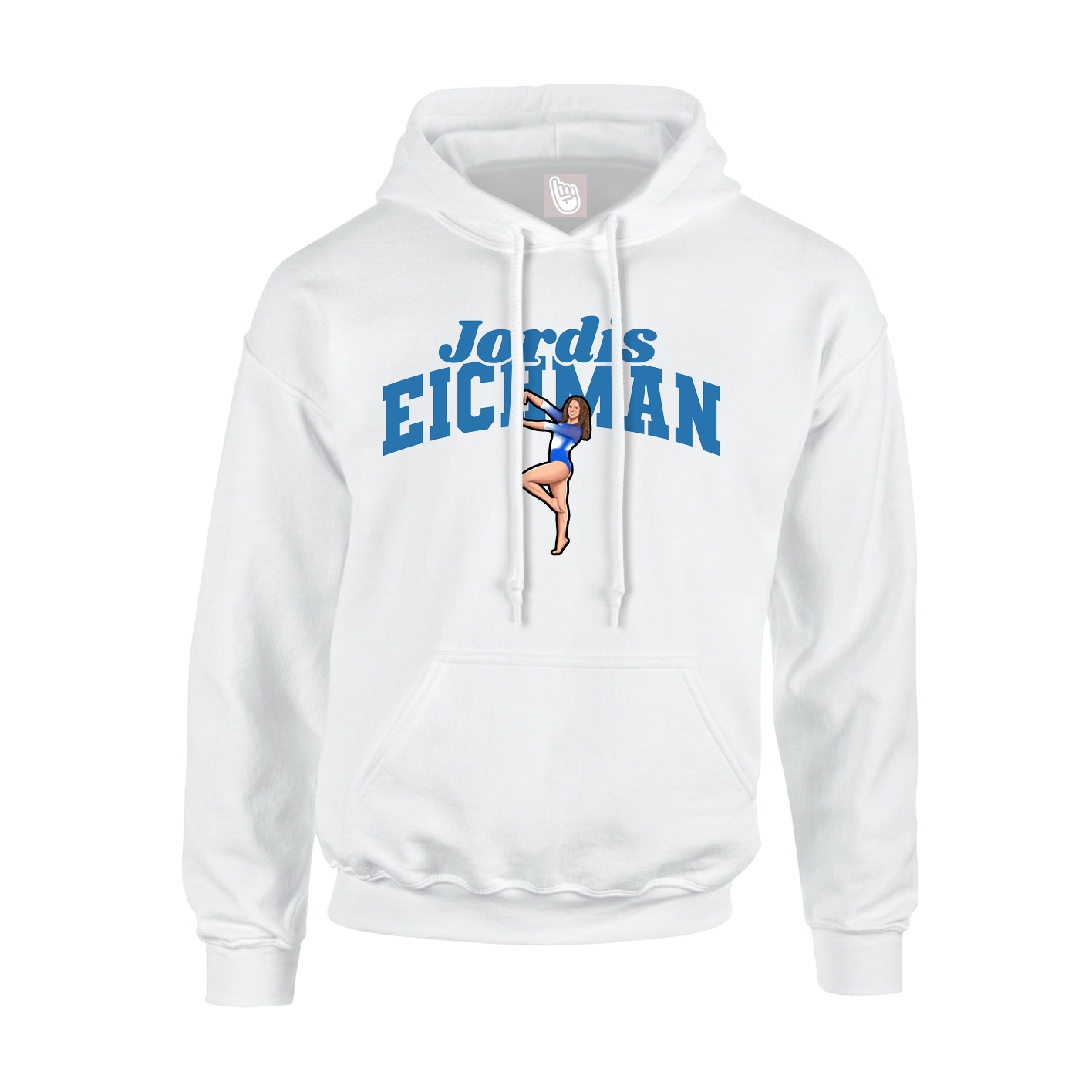 Hoodie — Signature Arch in White
