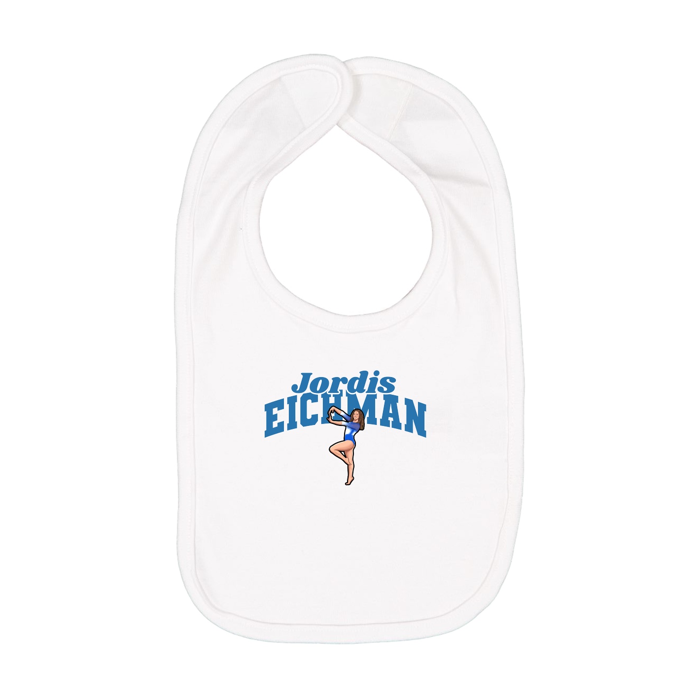 Infant Bib — Signature Arch in White