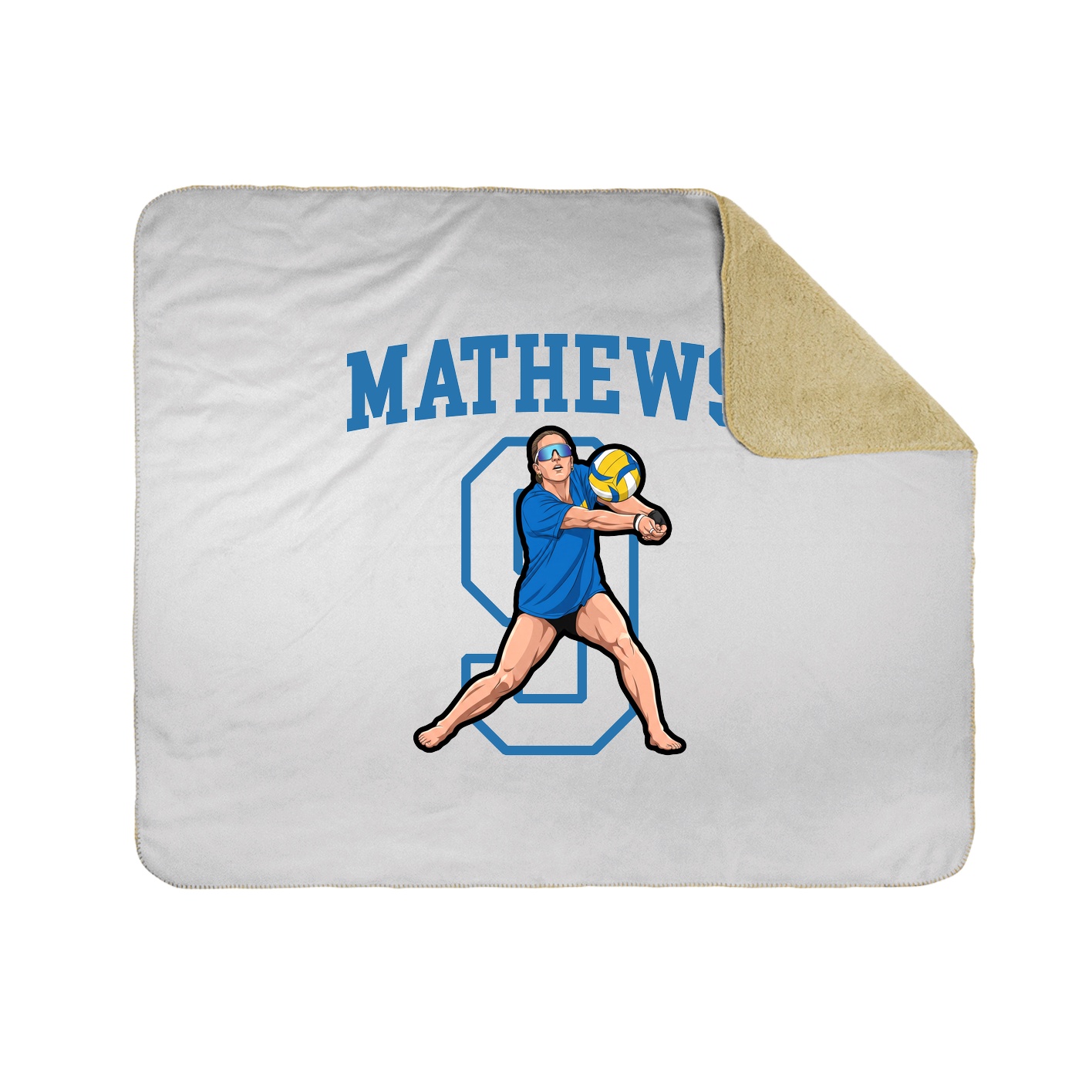 Throw Blanket — Shirsey in White