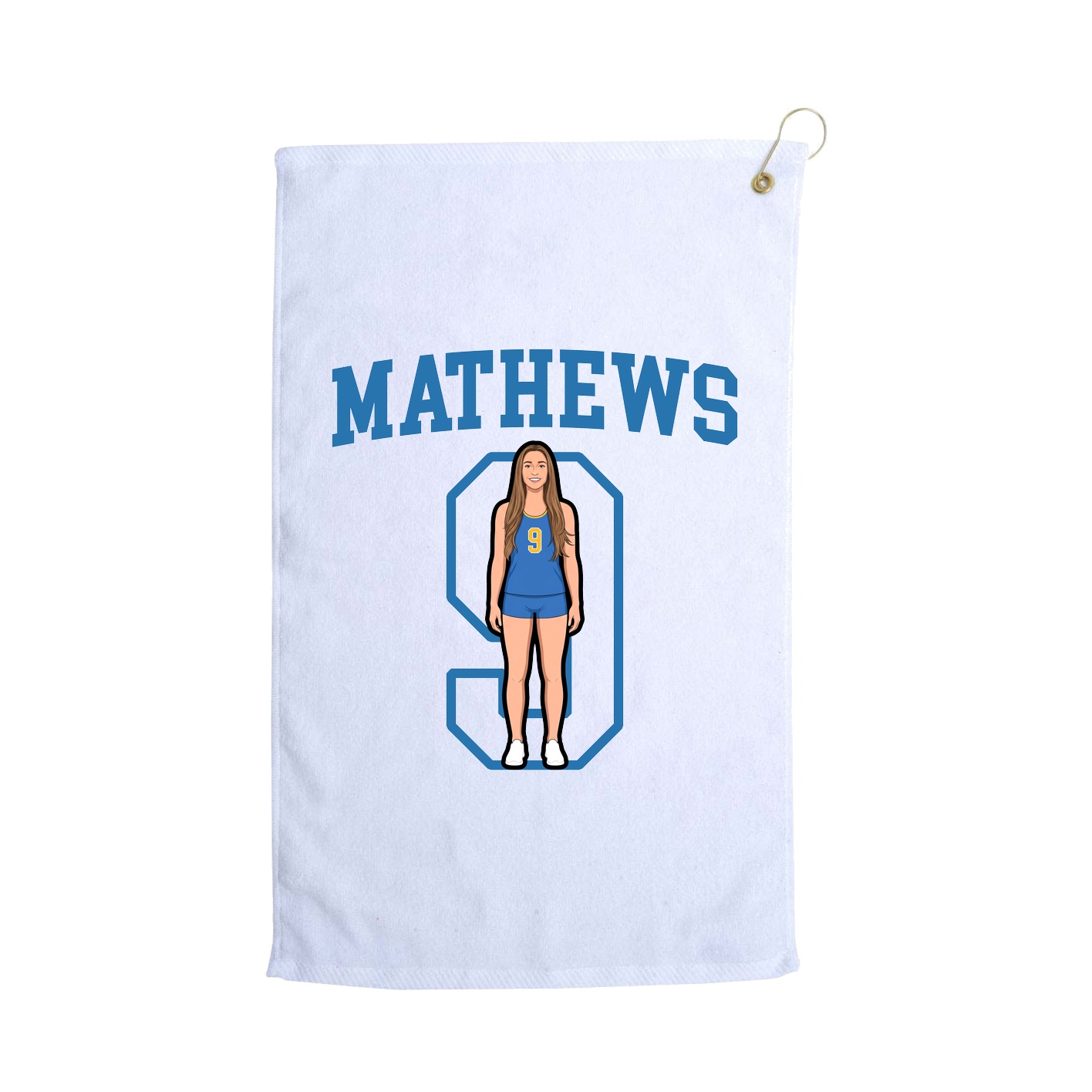 Golf Towel — Shirsey in White
