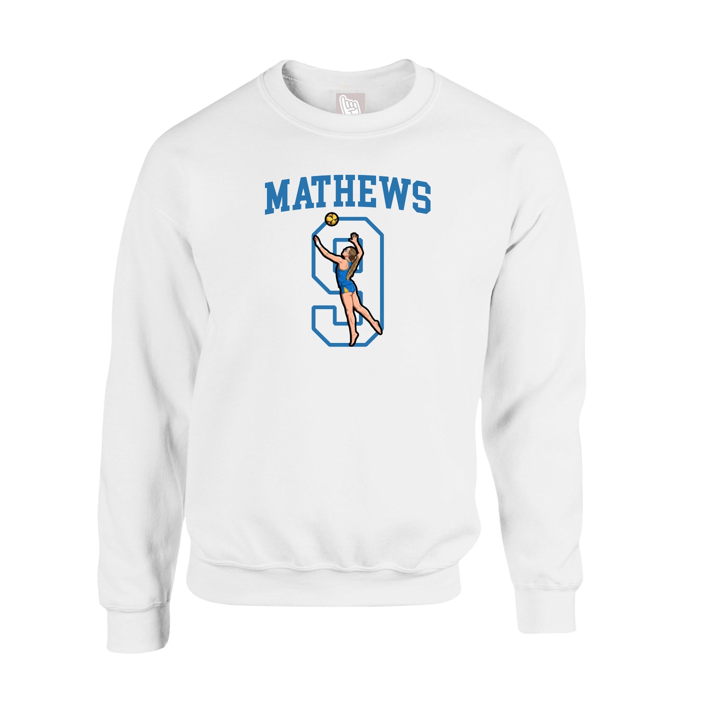 Fleece Crew — Shirsey in White