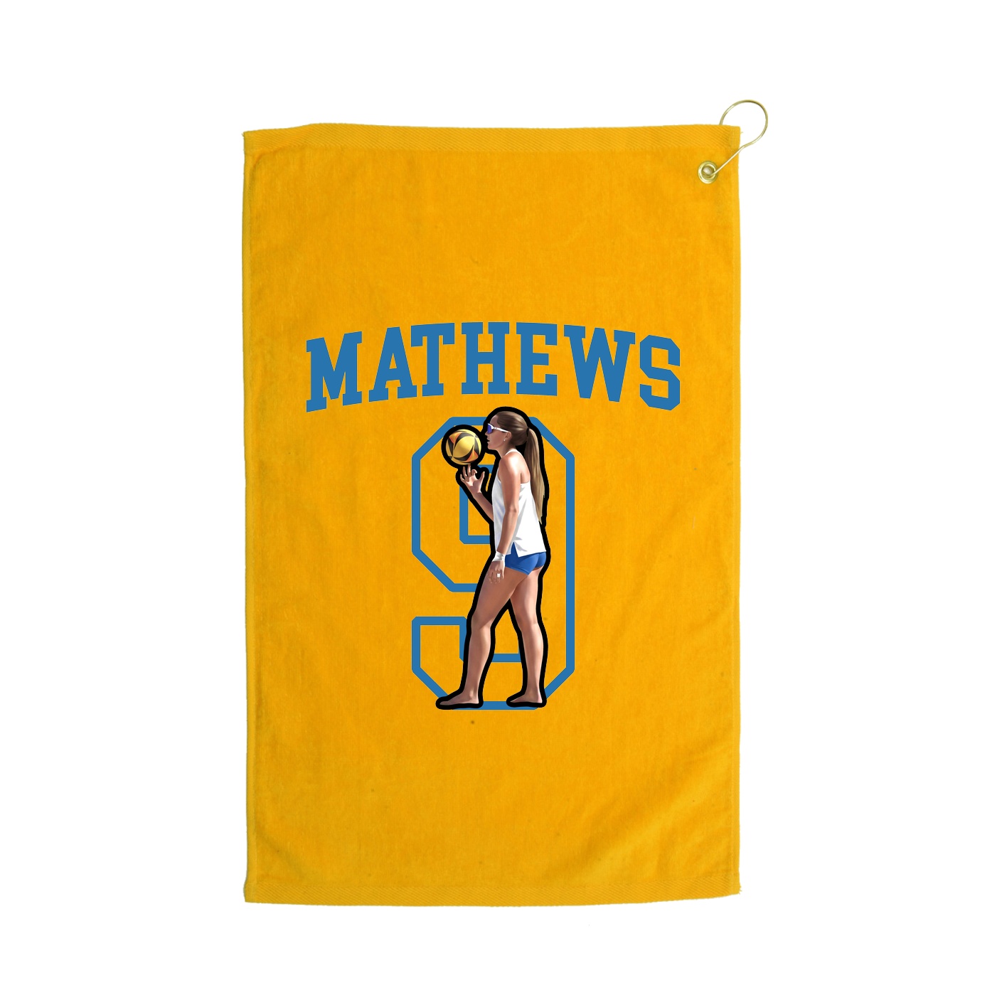 Golf Towel — Shirsey in Gold