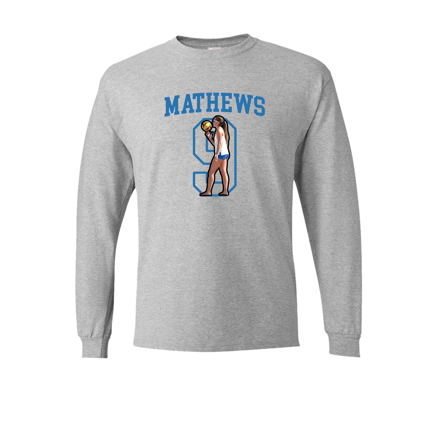 Long Sleeve Tee — Shirsey in Grey