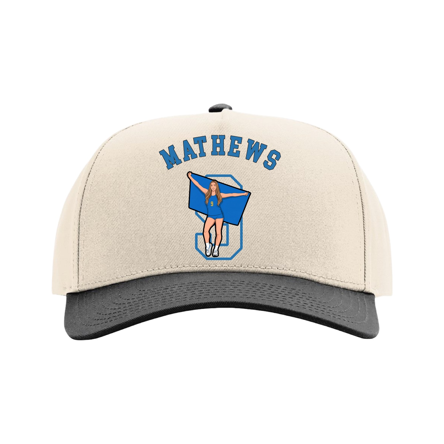 Full Fabric Five-Panel Champ Cap