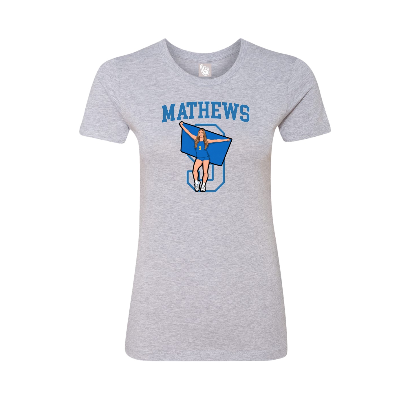 Fitted Women's Tee — Shirsey in Grey