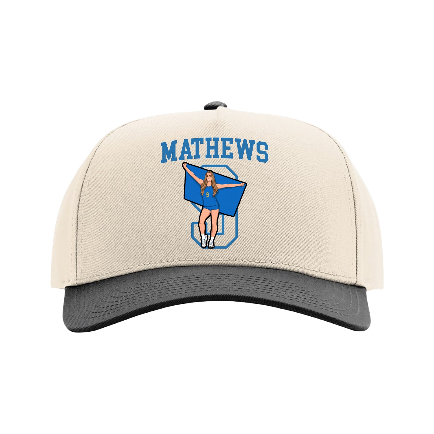 Full Fabric Five-Panel Champ Cap