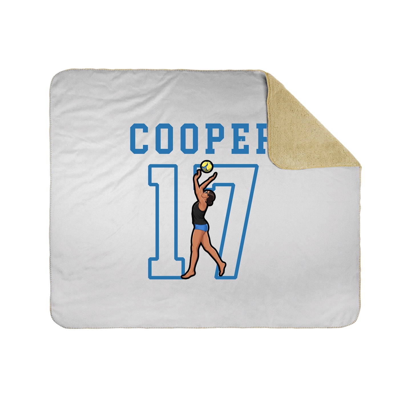 Throw Blanket — Shirsey in White