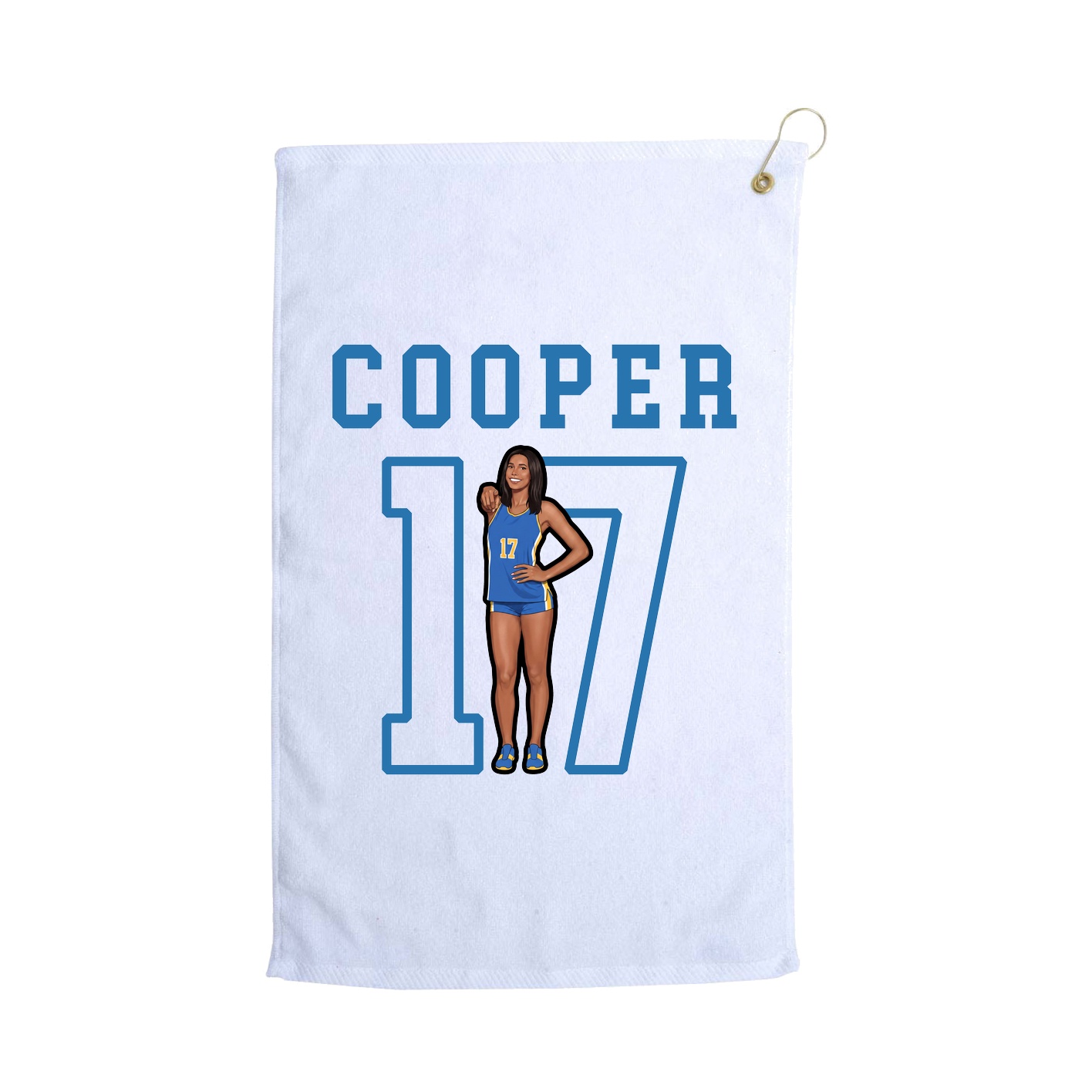 Golf Towel — Shirsey in White