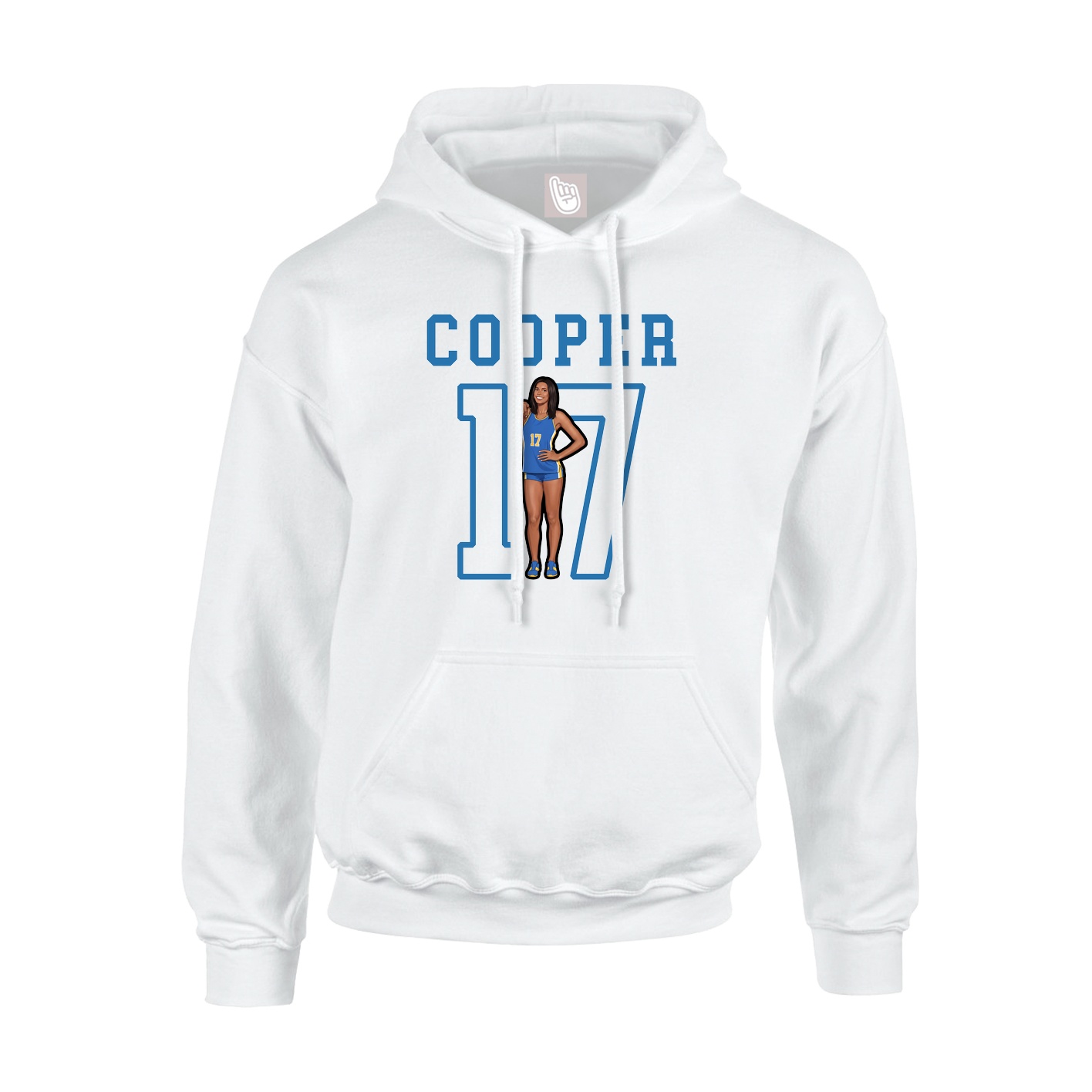 Hoodie — Shirsey in White