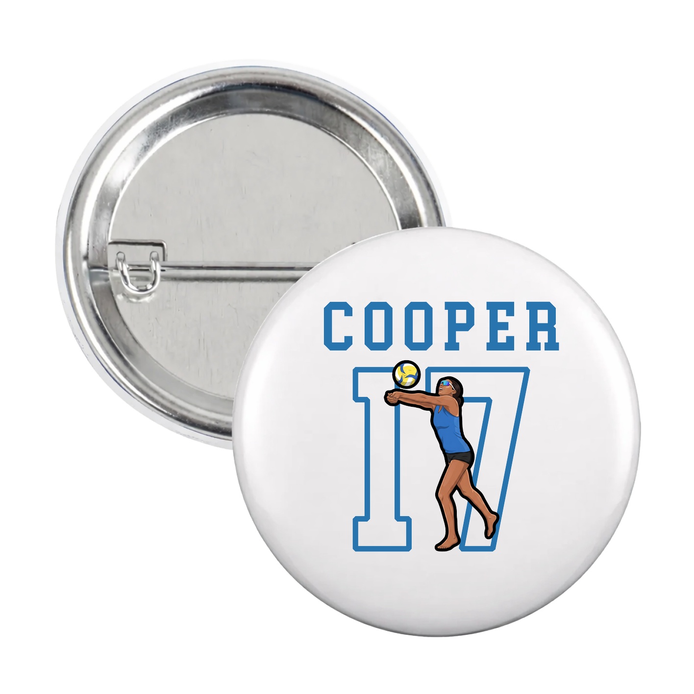 Game Day Button — Shirsey in White