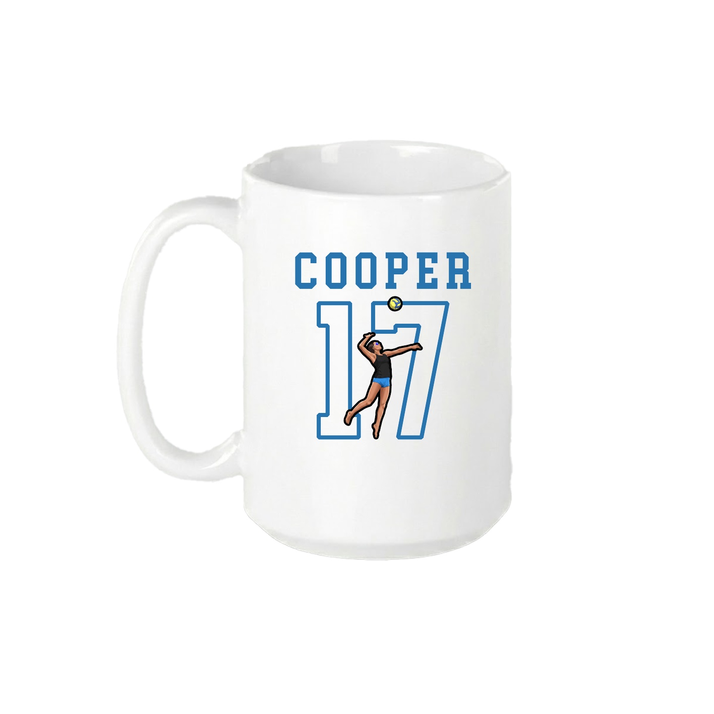 15oz Coffee Mug — Shirsey in White