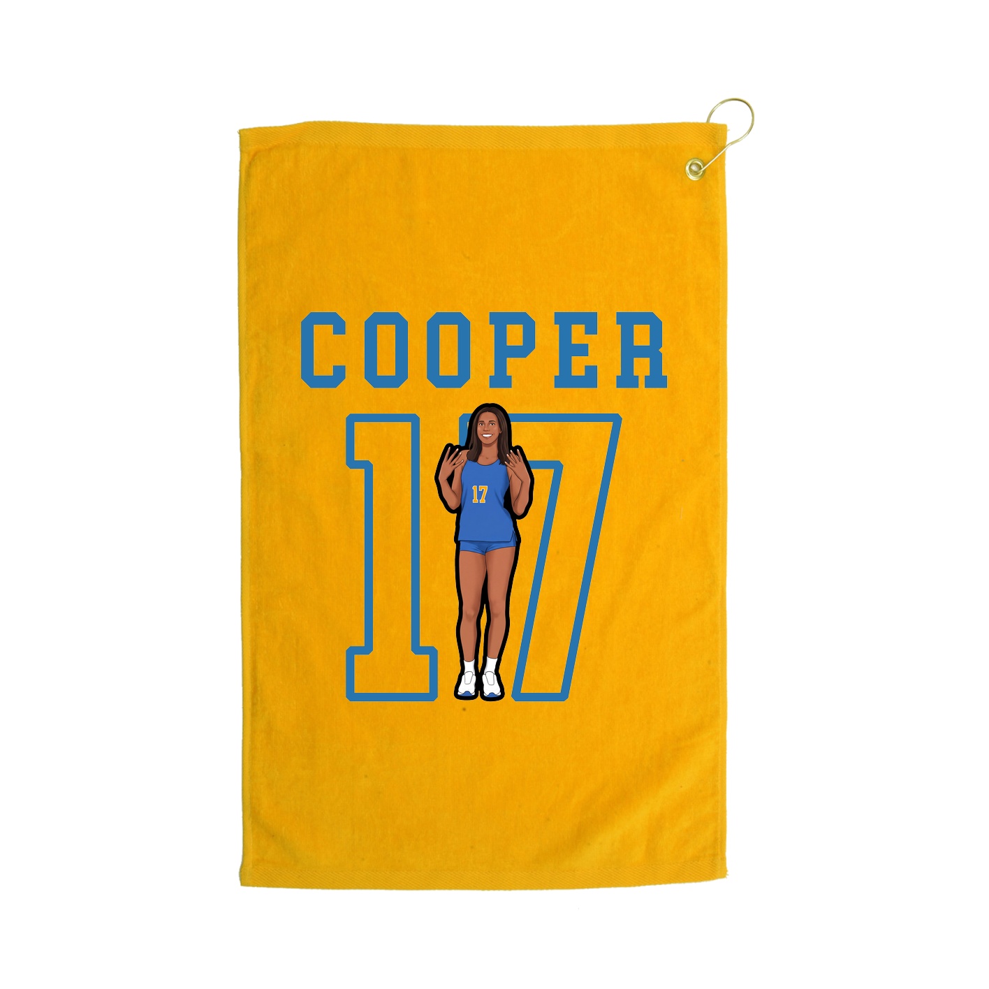 Golf Towel — Shirsey in Gold