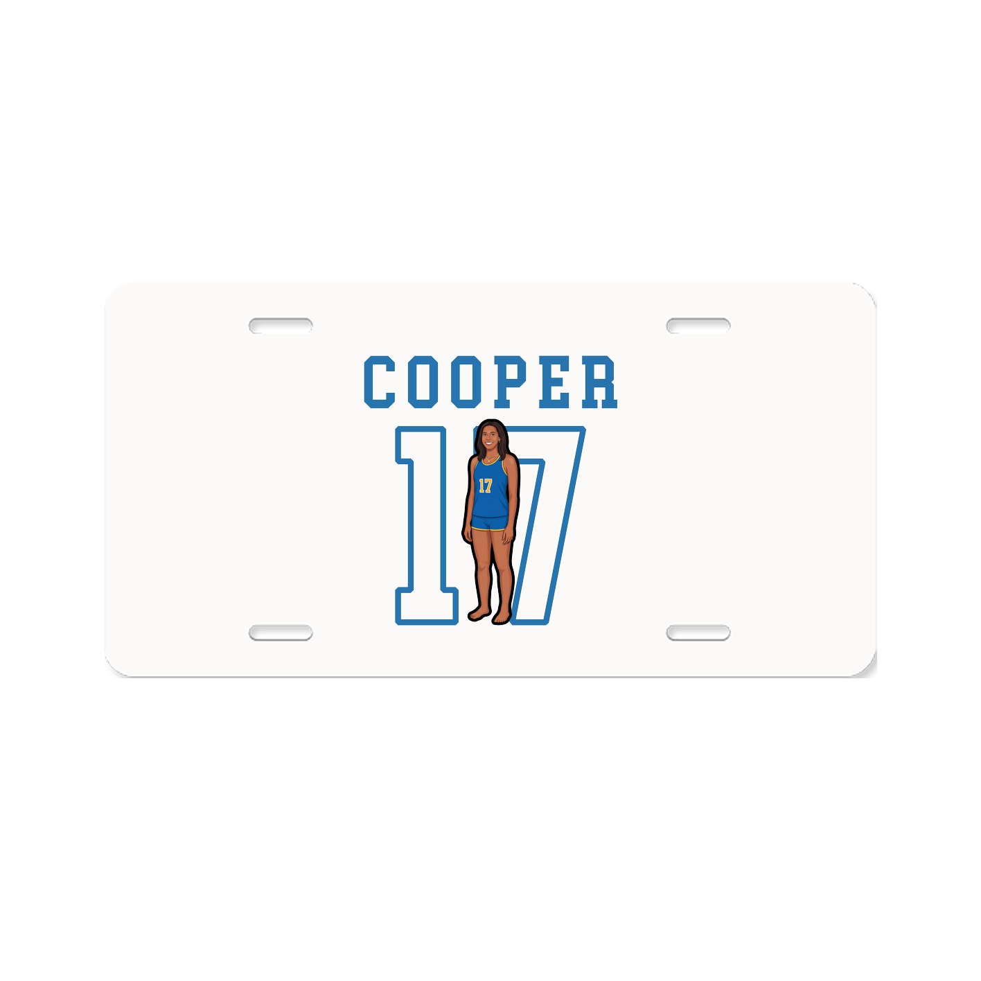 License Plate — Shirsey in Classic