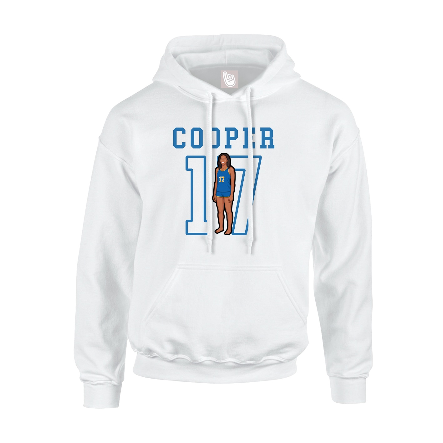 Youth Hoodie — Shirsey in White