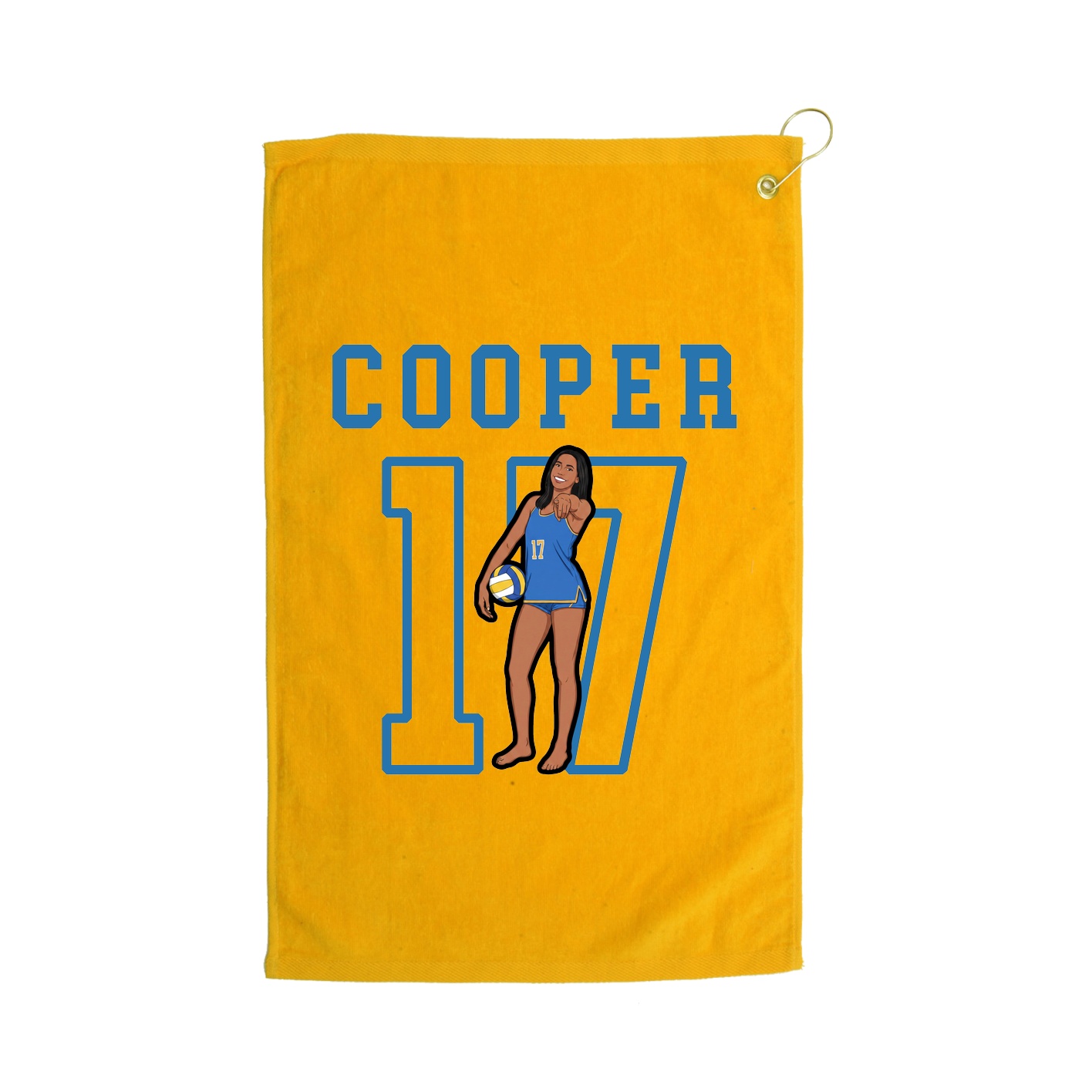 Golf Towel — Shirsey in Gold