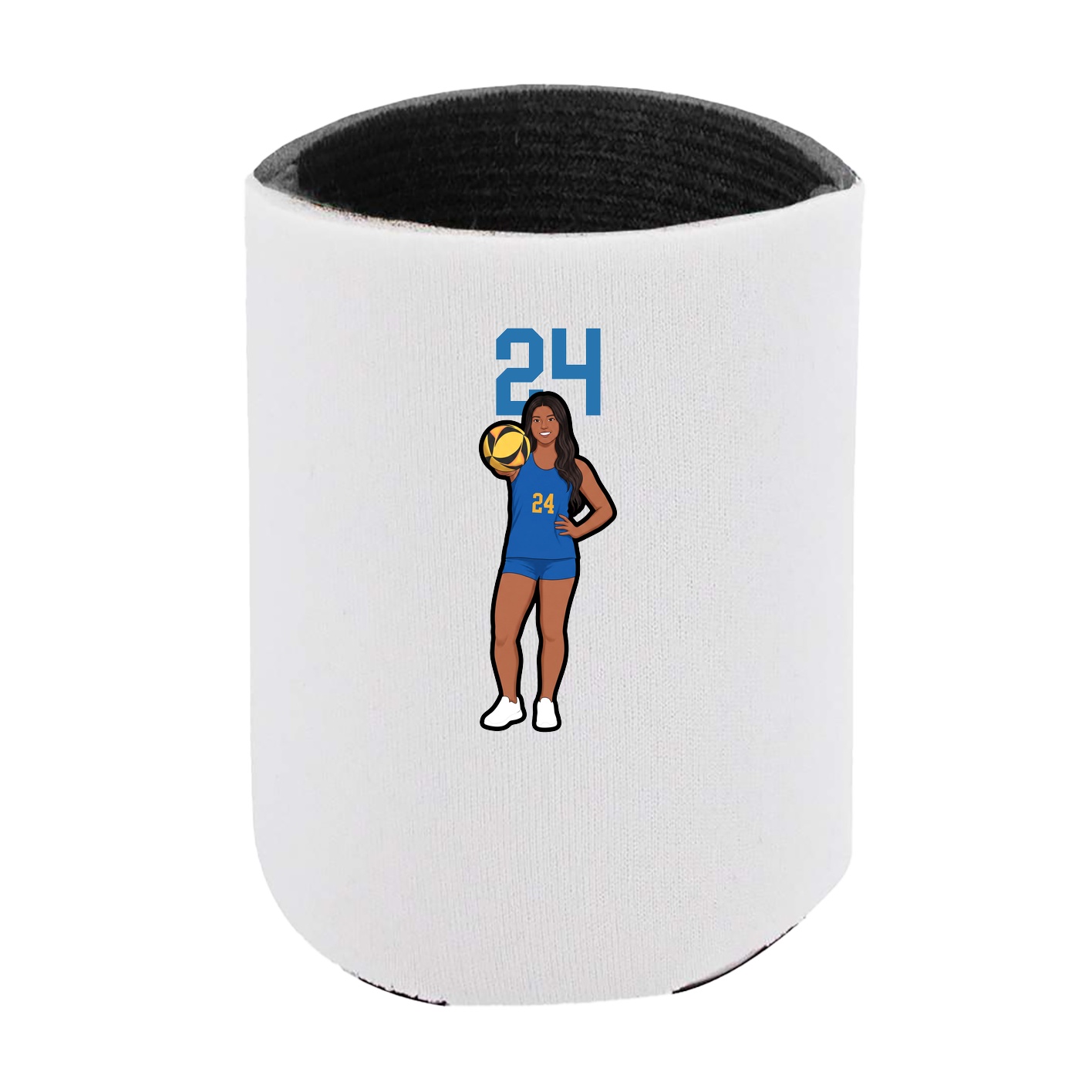 Can Holder — Number Top in White