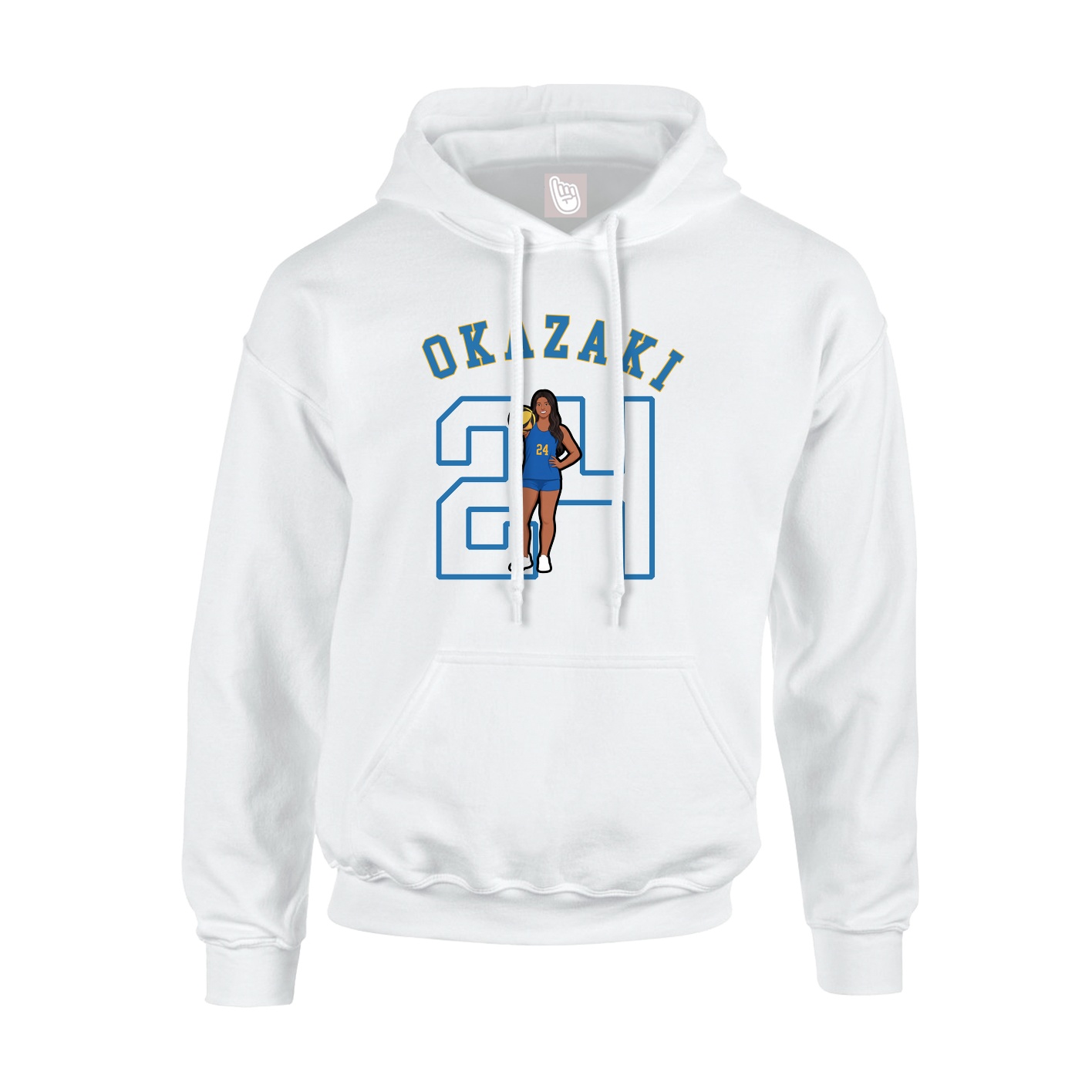 Hoodie — Shirsey Arch in White