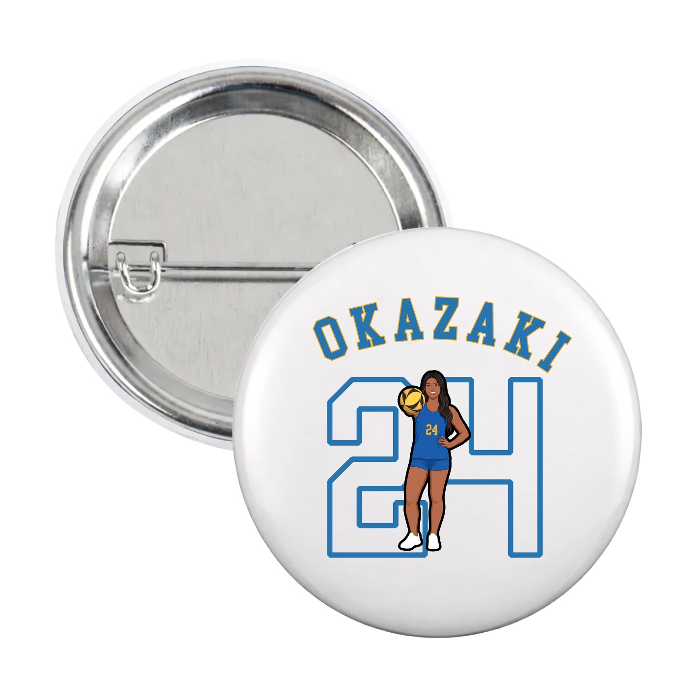 Game Day Button — Shirsey Arch in White