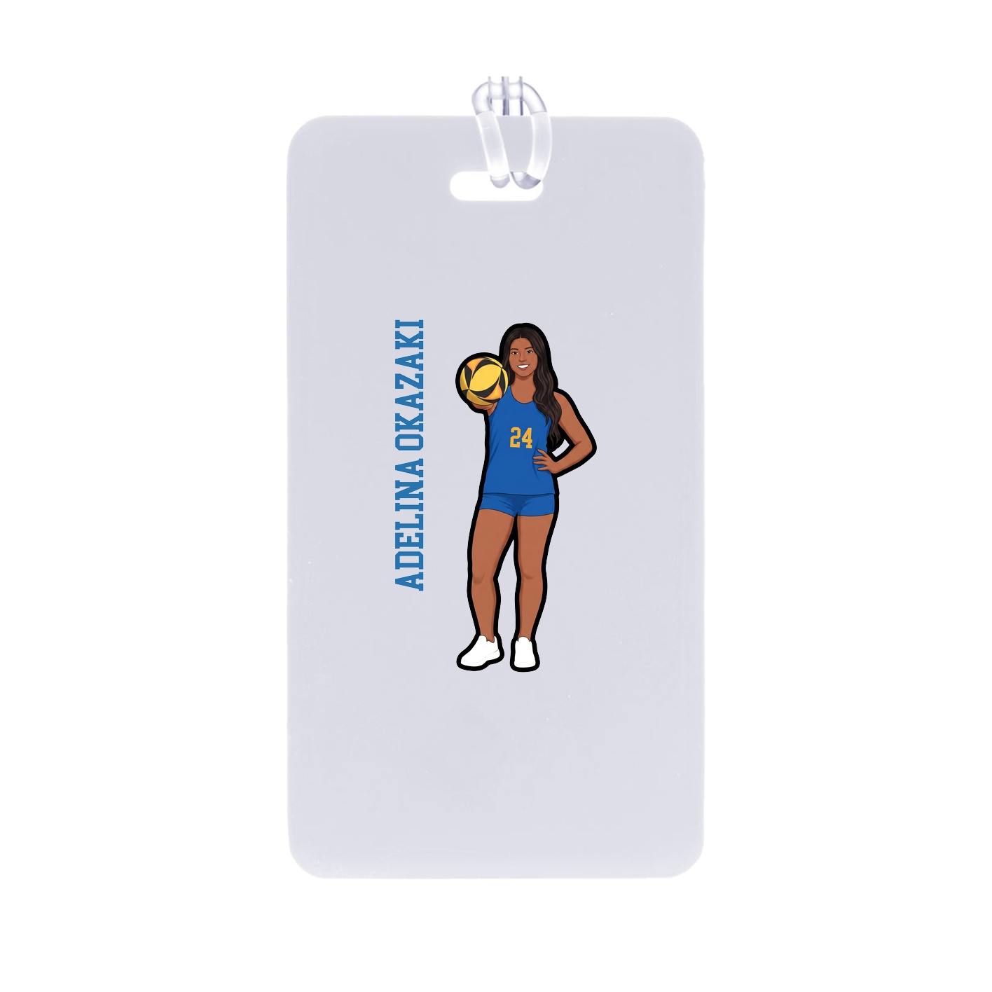 Bag Tag — Name Vertical in Classic