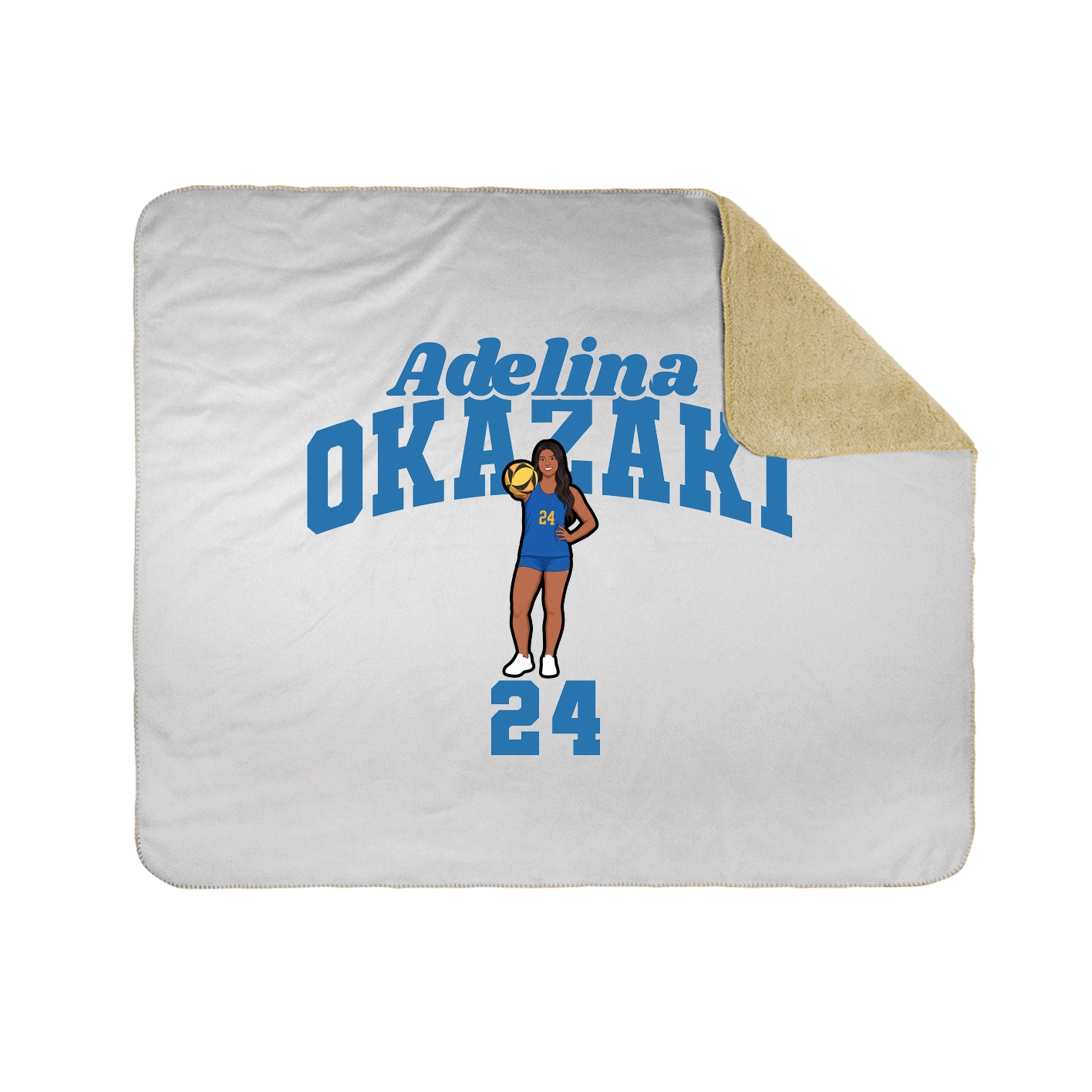 Throw Blanket — Signature Arch in White
