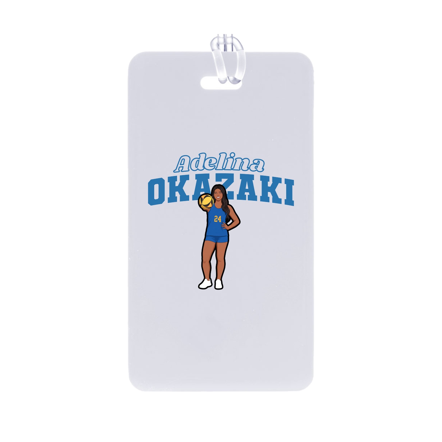 Bag Tag — Name Arch in Classic