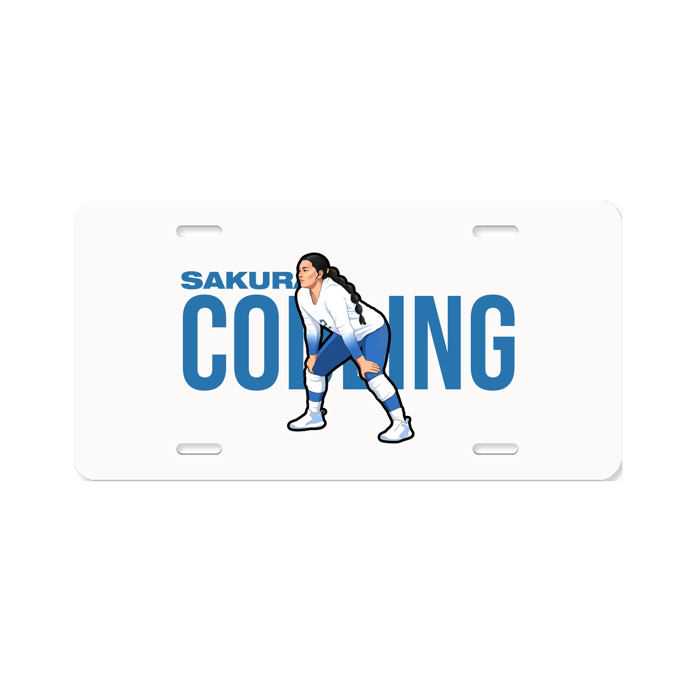 License Plate — Player Name in Classic