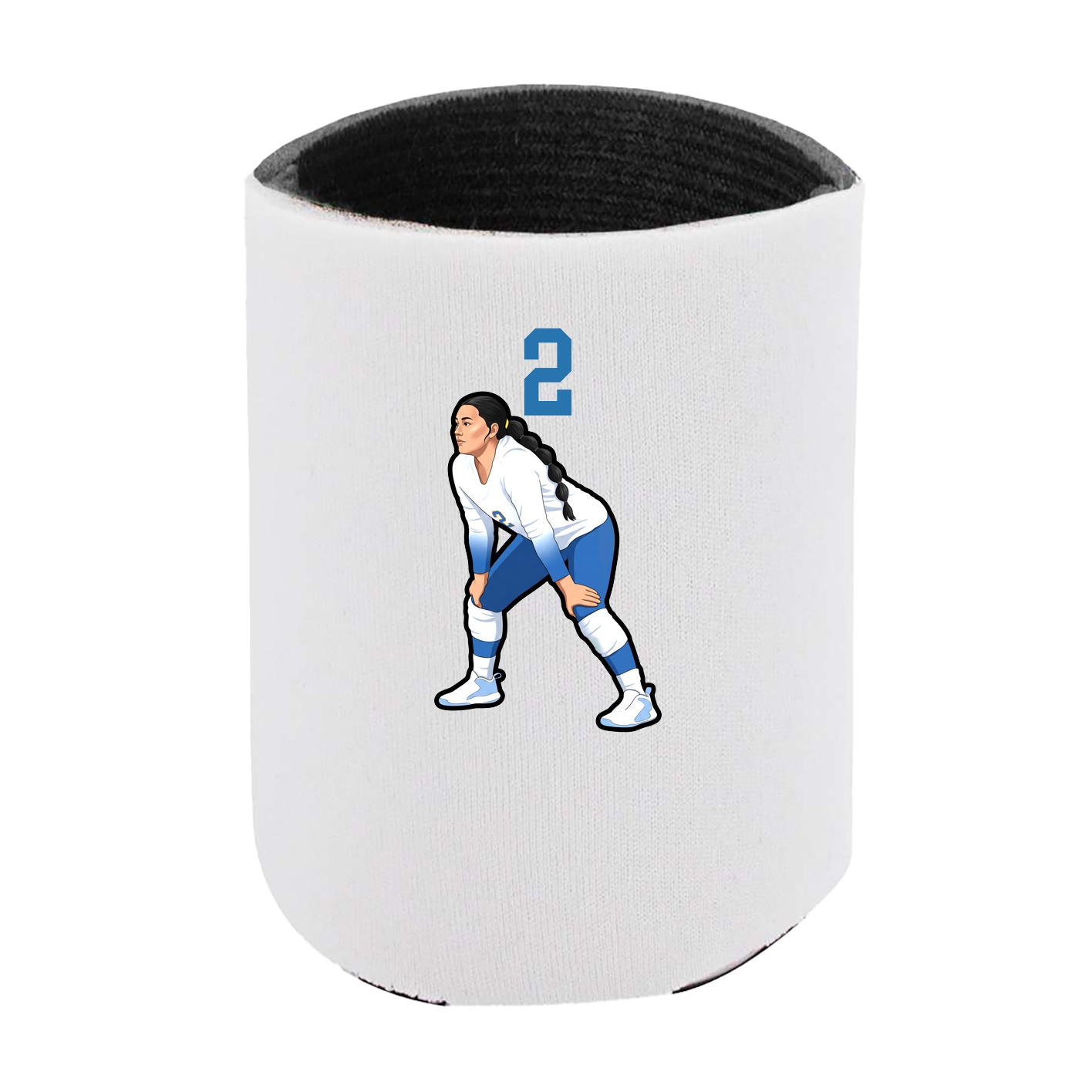 Can Holder — Number Top in White
