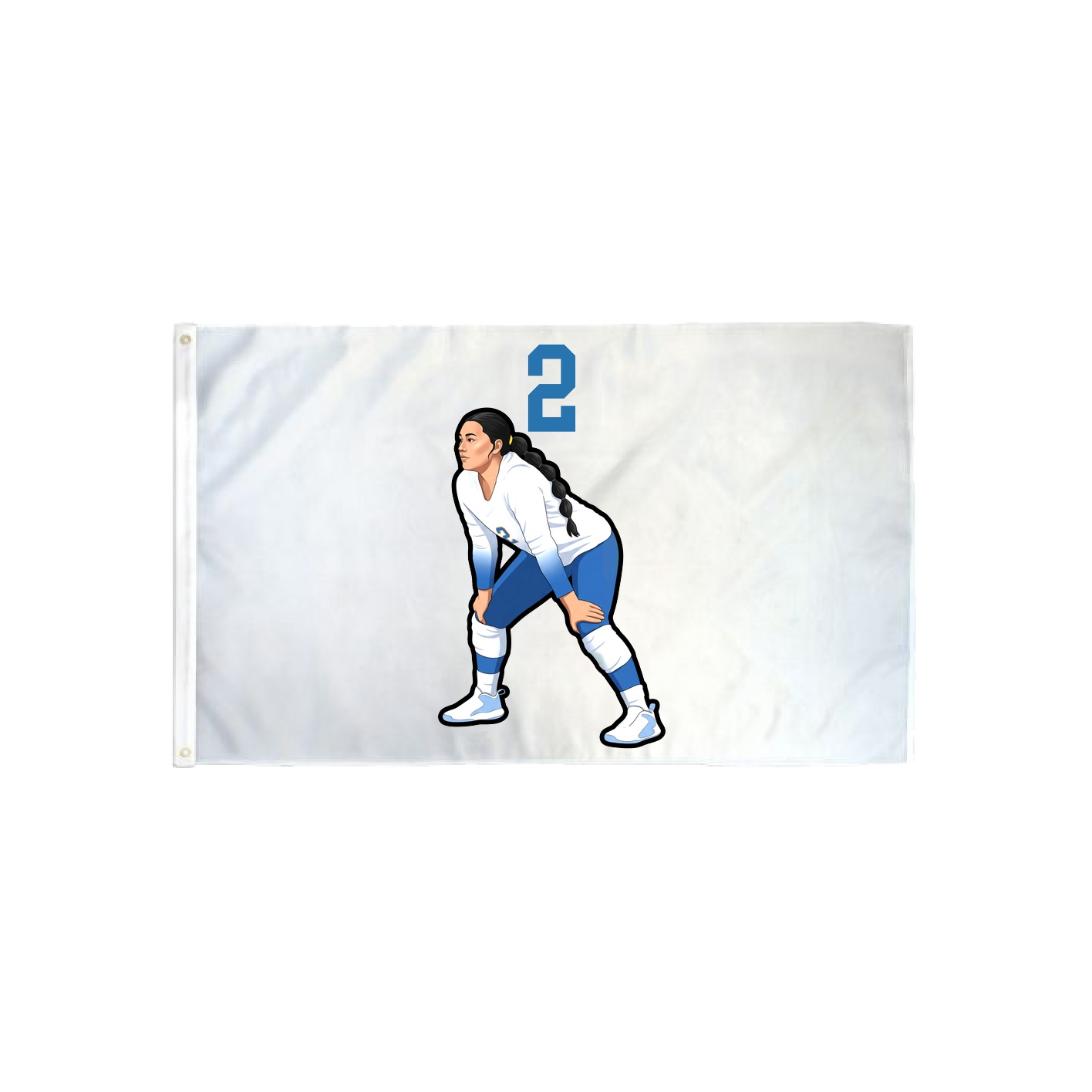 3x5 Flag — Number Top in Classic