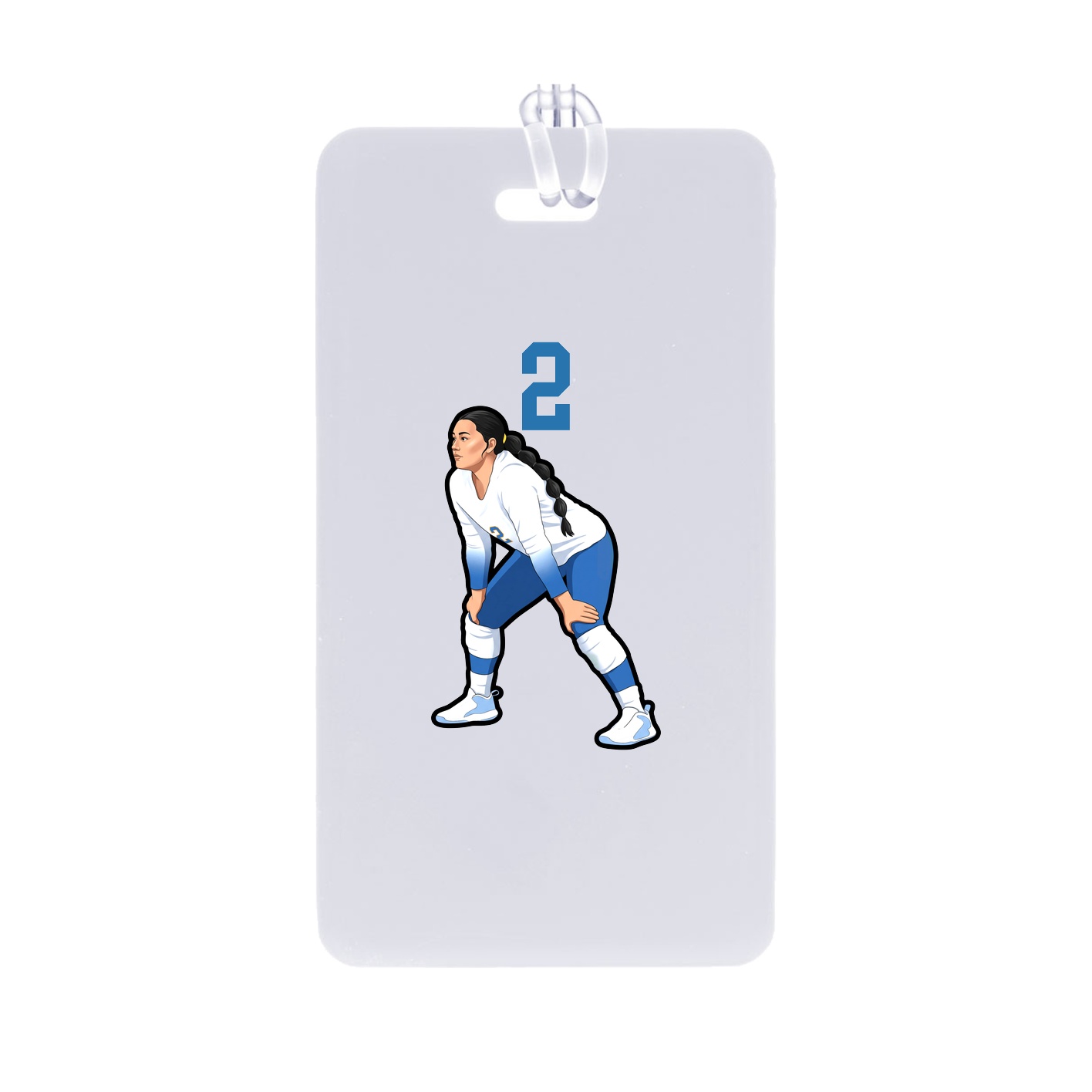 Bag Tag — Number Top in Classic