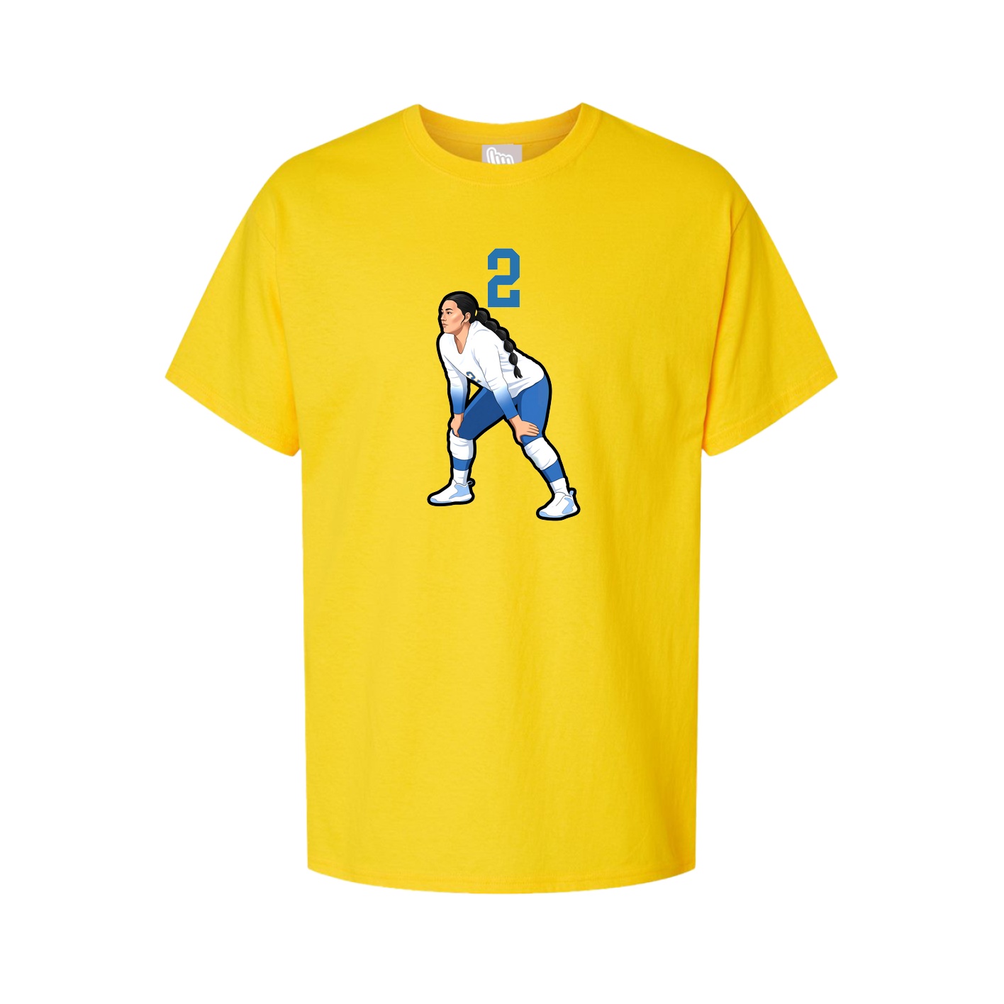 Tee — Number Top in Gold