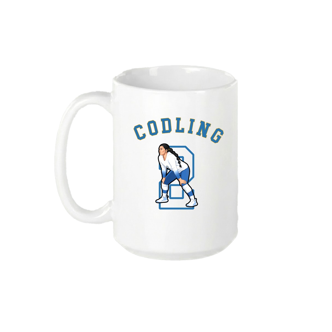 15oz Coffee Mug — Shirsey Arch in White