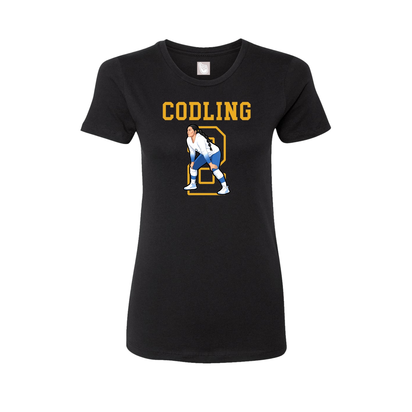 Fitted Women's Tee — Shirsey in Black