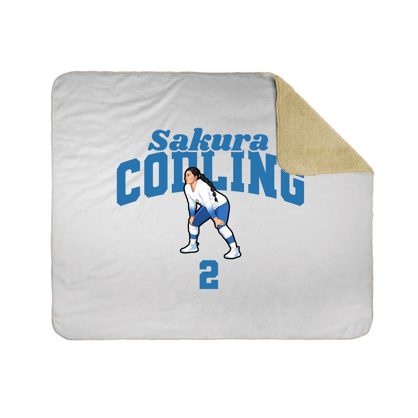 Throw Blanket — Signature Arch in White