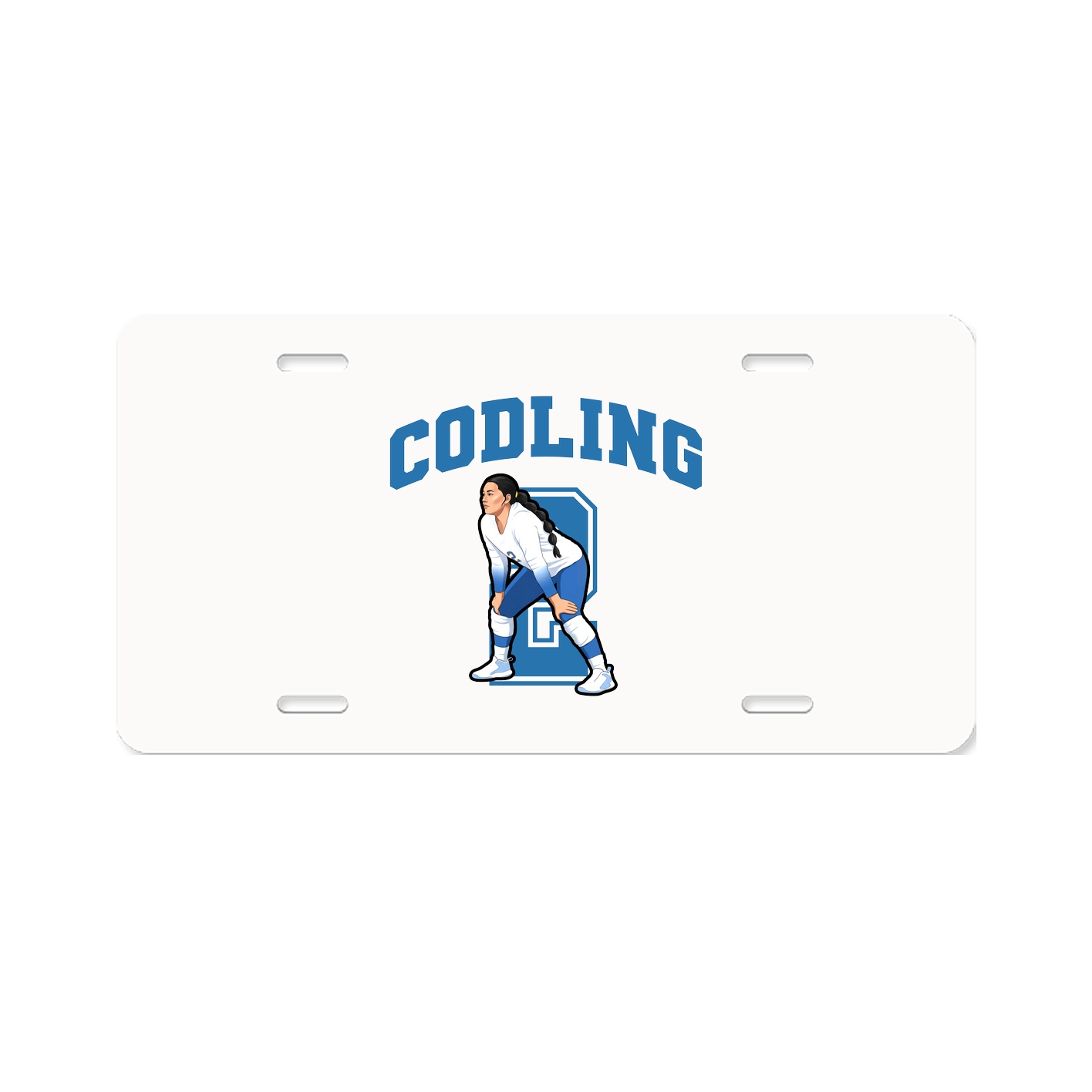 License Plate — Number in Classic