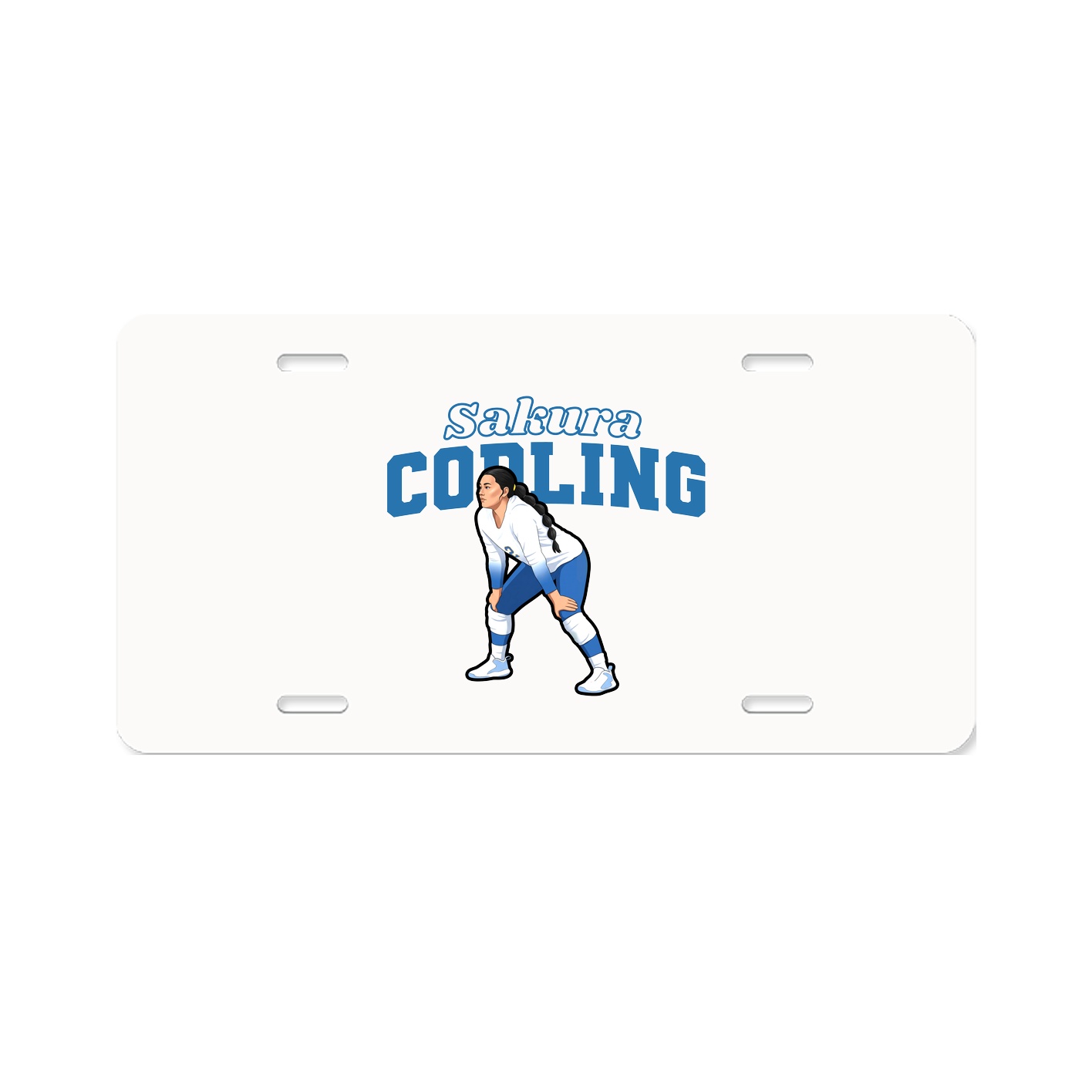 License Plate — Name Arch in Classic