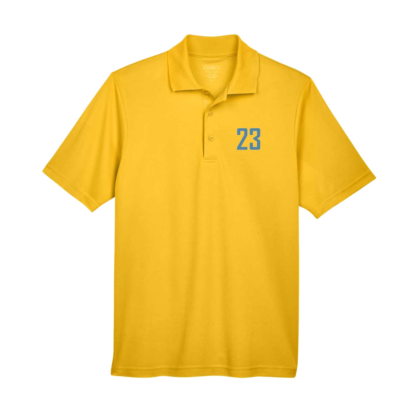 Performance Polo — Front Shirsy in Gold