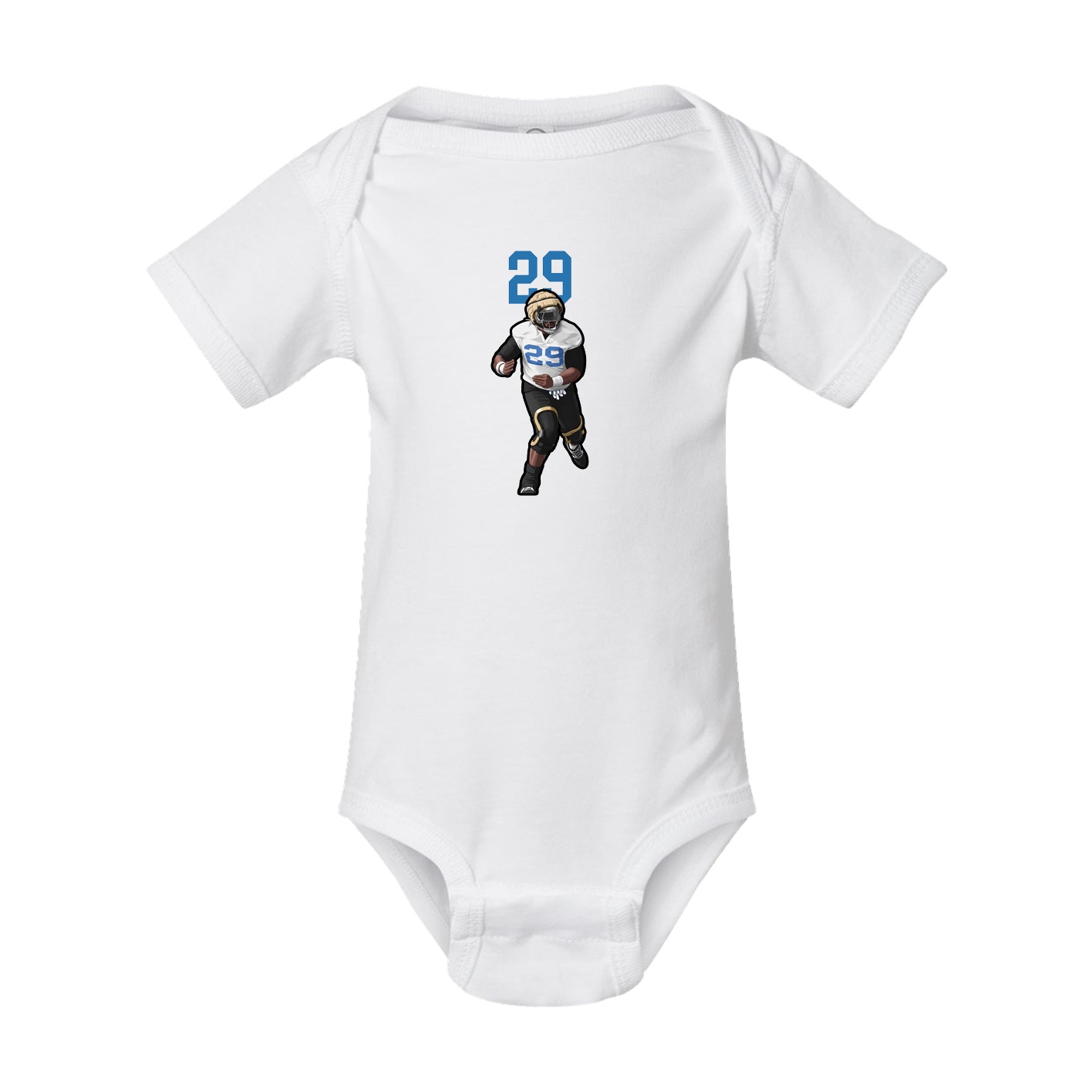 Baby Onesie — Number Top in White