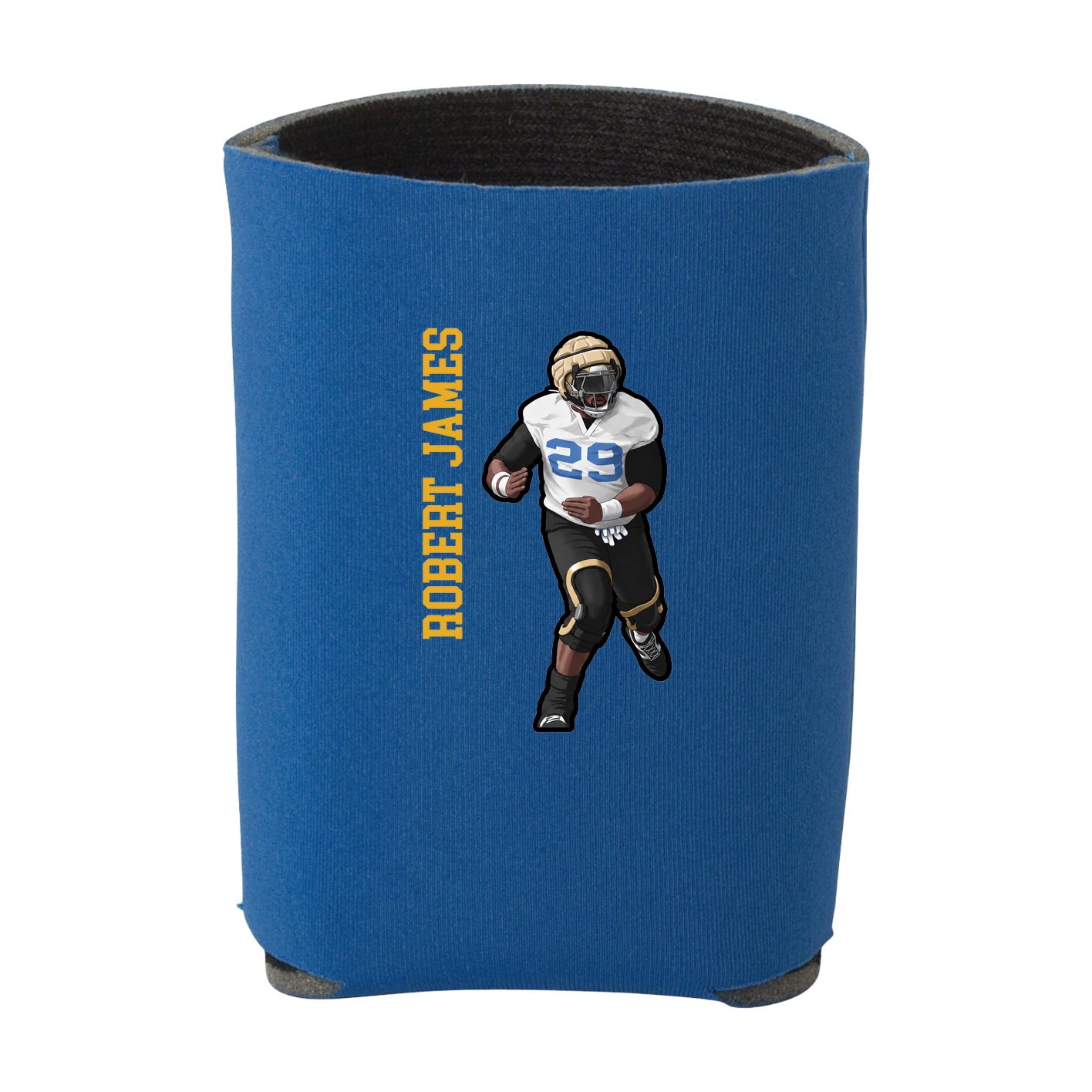 Can Holder — Name Vertical in Royal