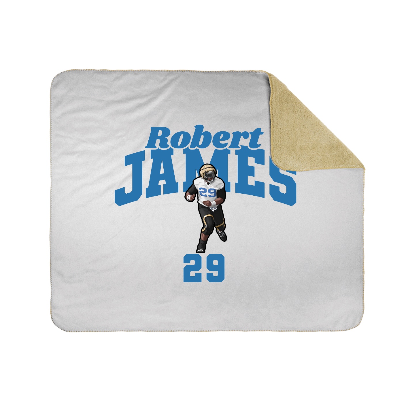 Throw Blanket — Signature Arch in White