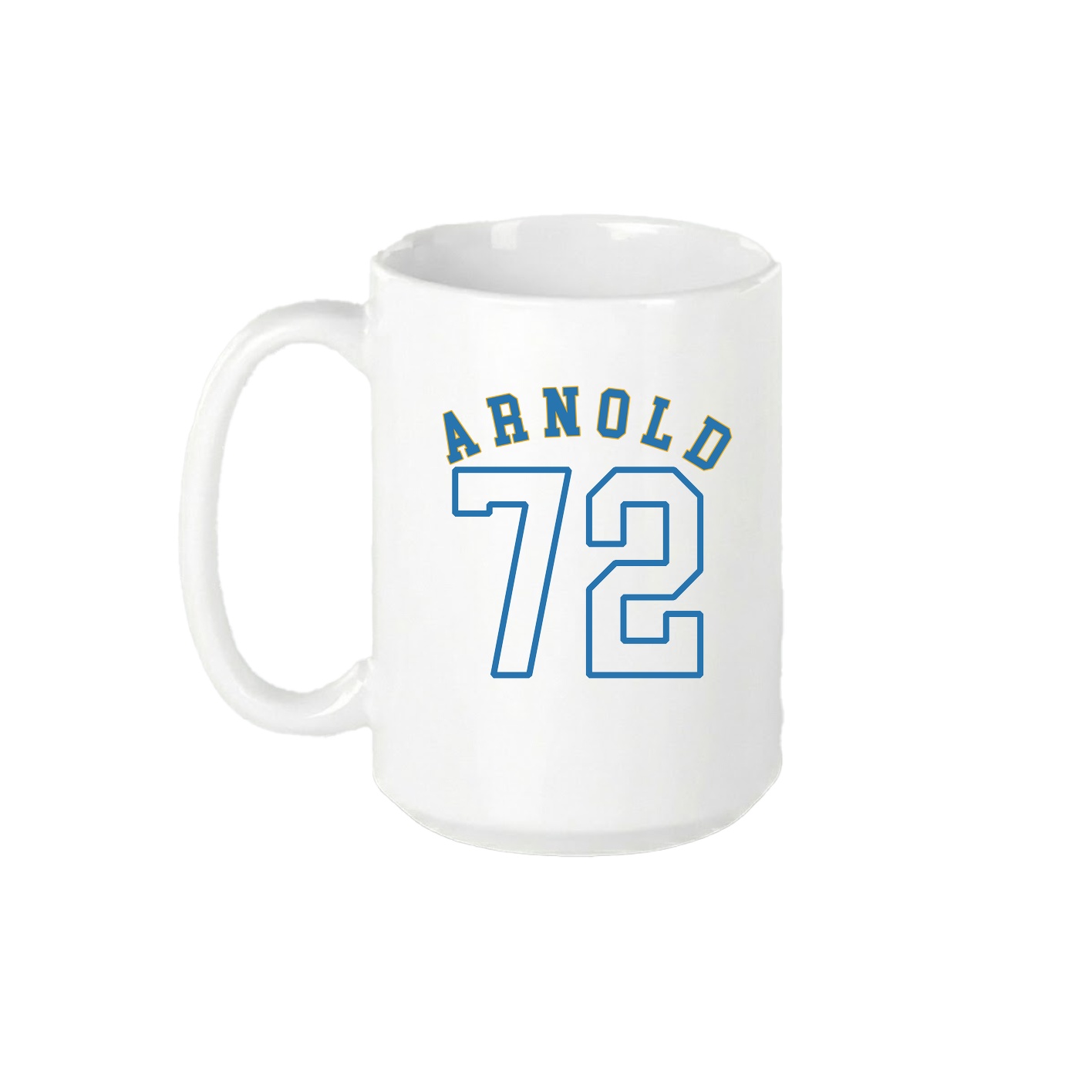15oz Coffee Mug — Shirsey Arch in White