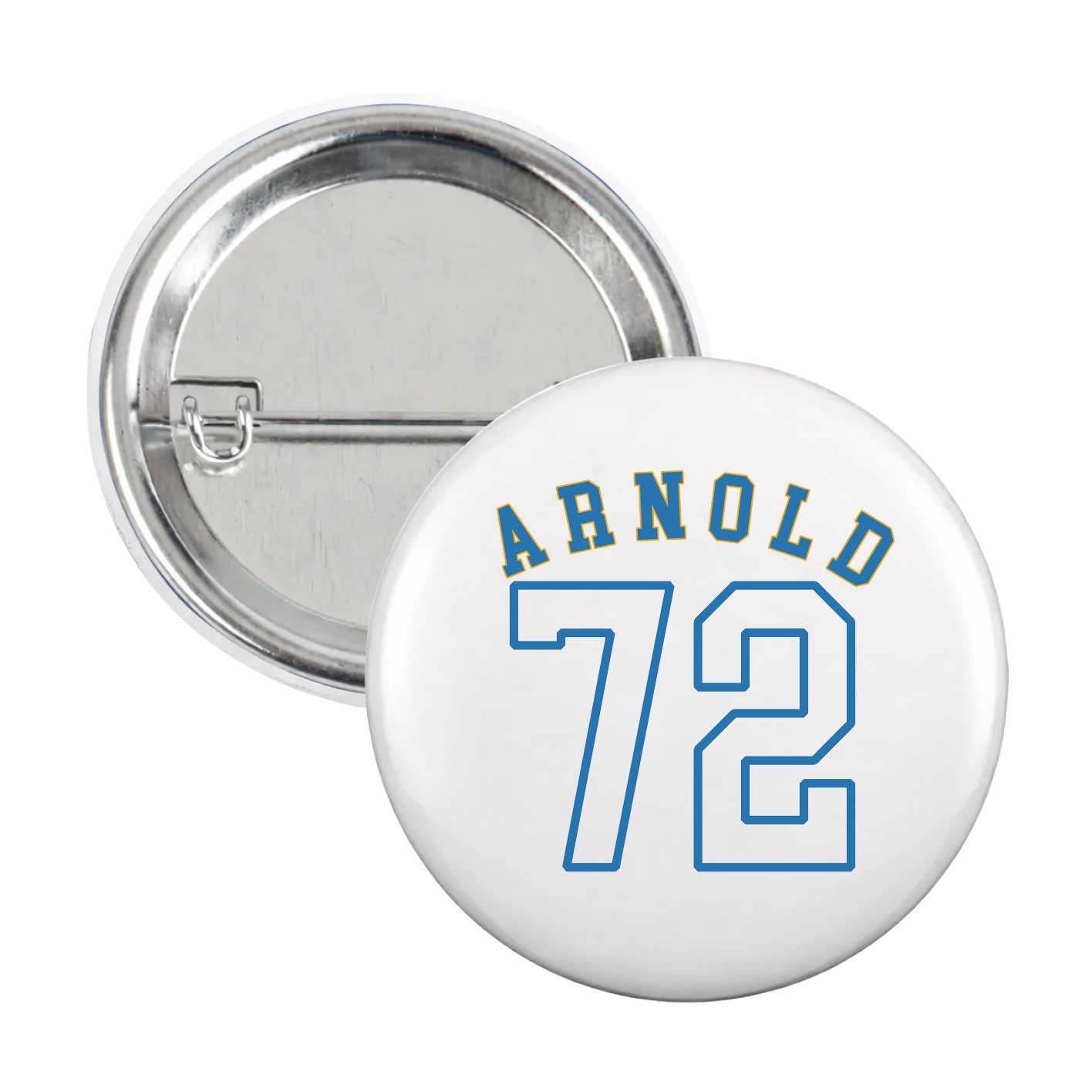 Game Day Button — Shirsey Arch in White