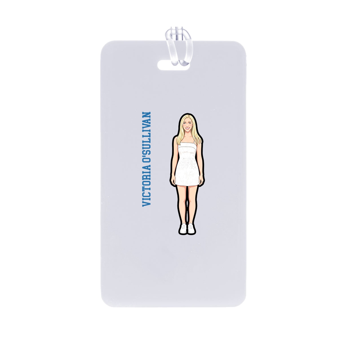 Bag Tag — Name Vertical in Classic