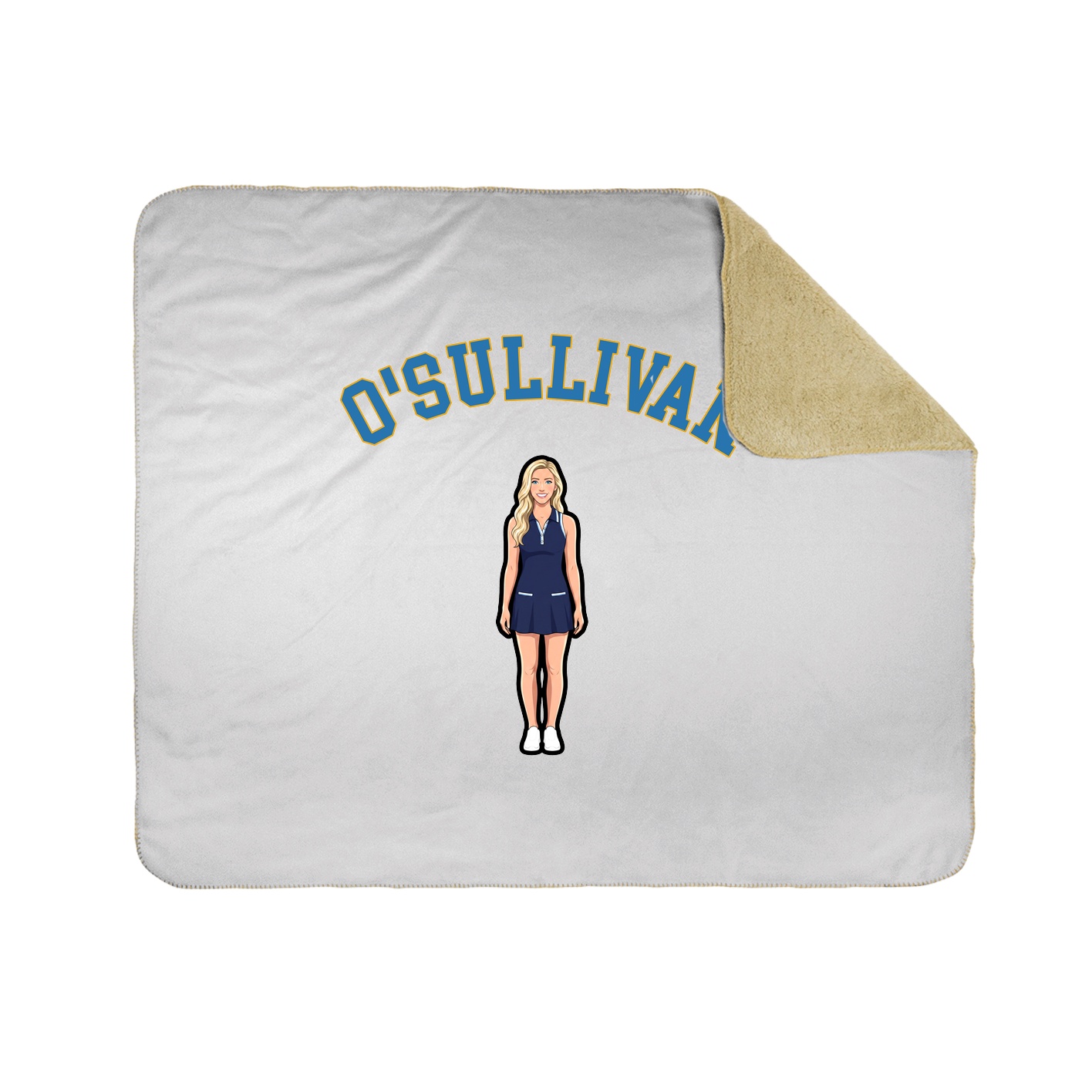 Throw Blanket — Shirsey Arch in White
