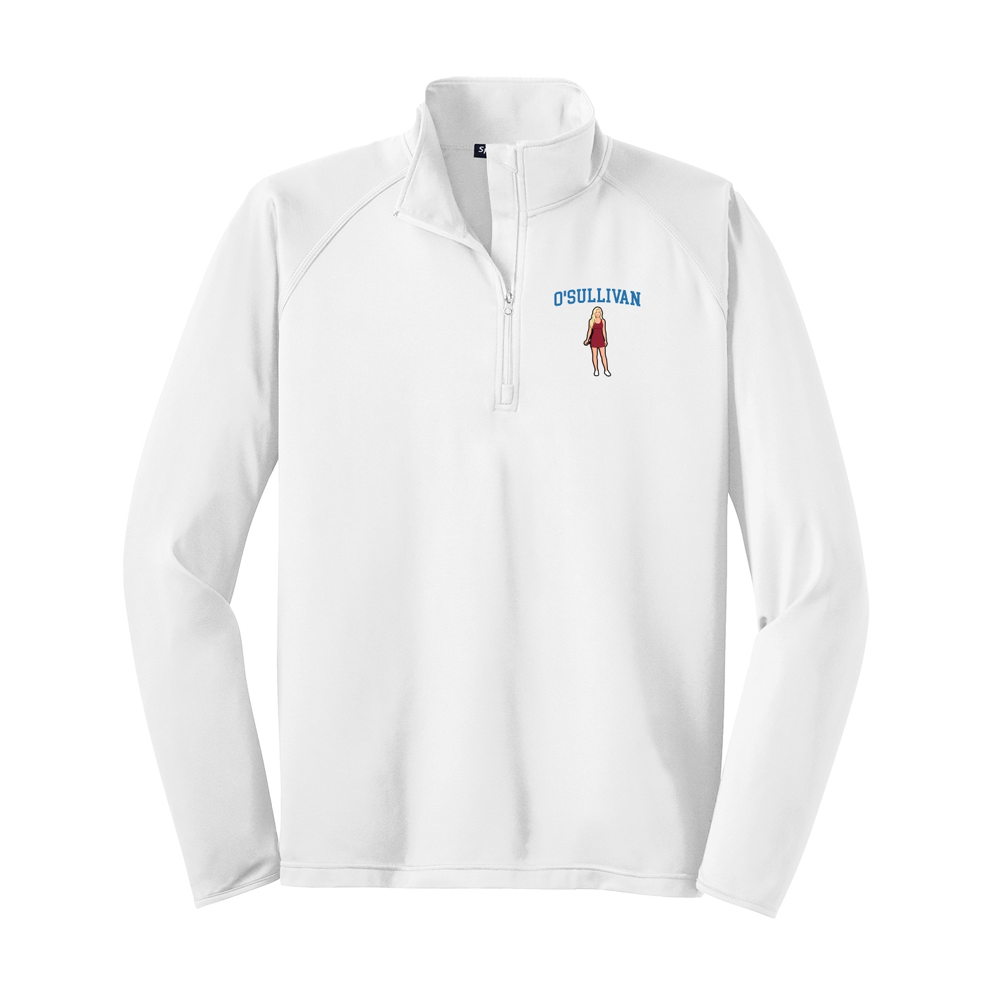 Q-Zip Pullover — Shirsey in White