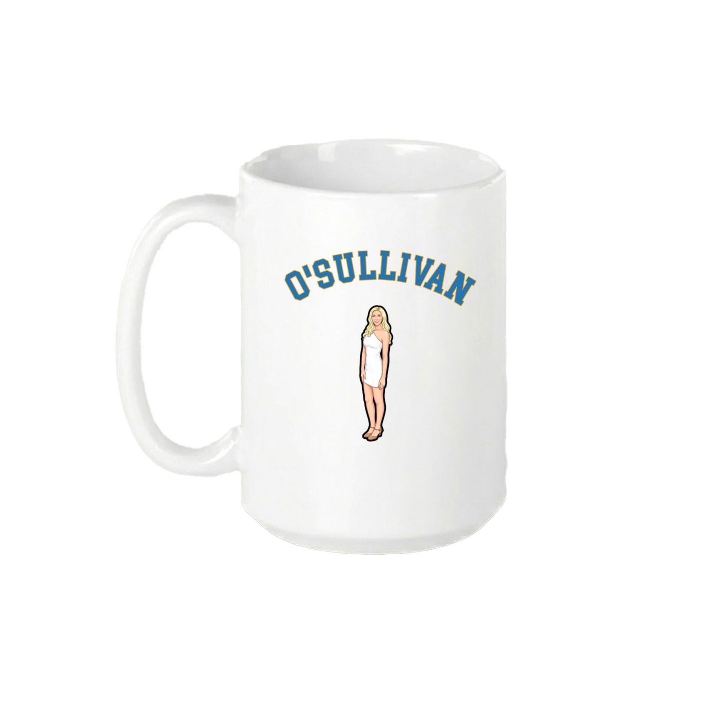15oz Coffee Mug — Shirsey Arch in White